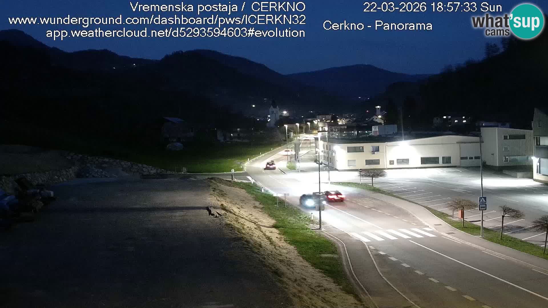 Cerkno Stadteingang Live-Webcam