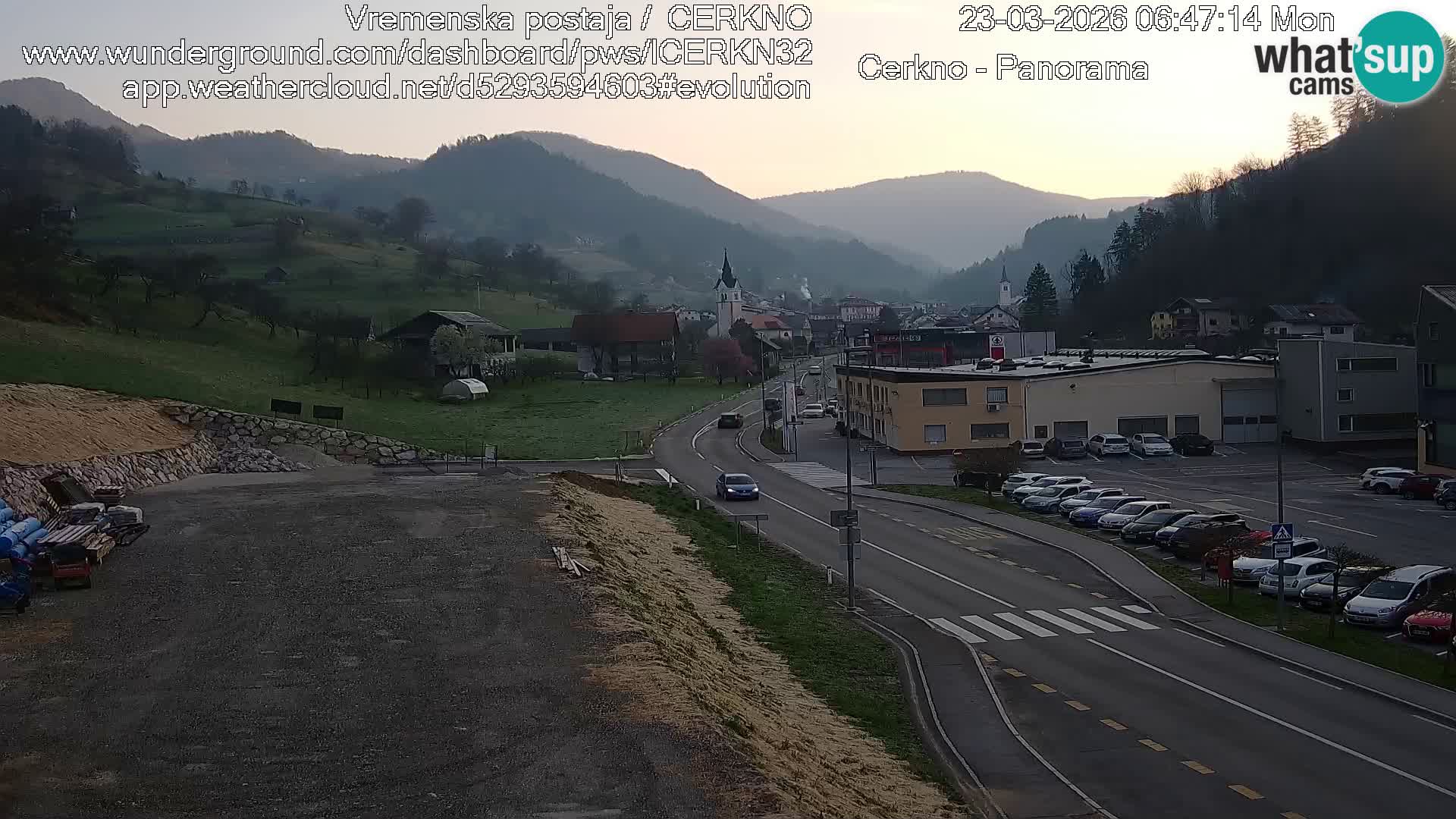 Webcam Ingresso Città di Cerkno