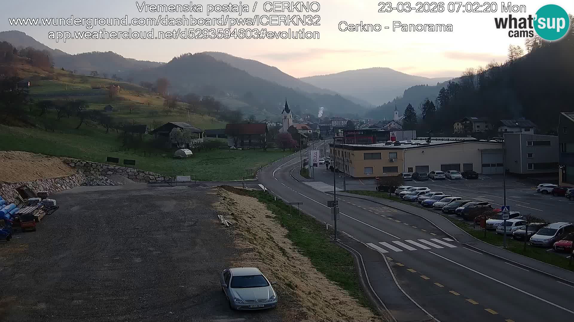 Cerkno Stadteingang Live-Webcam