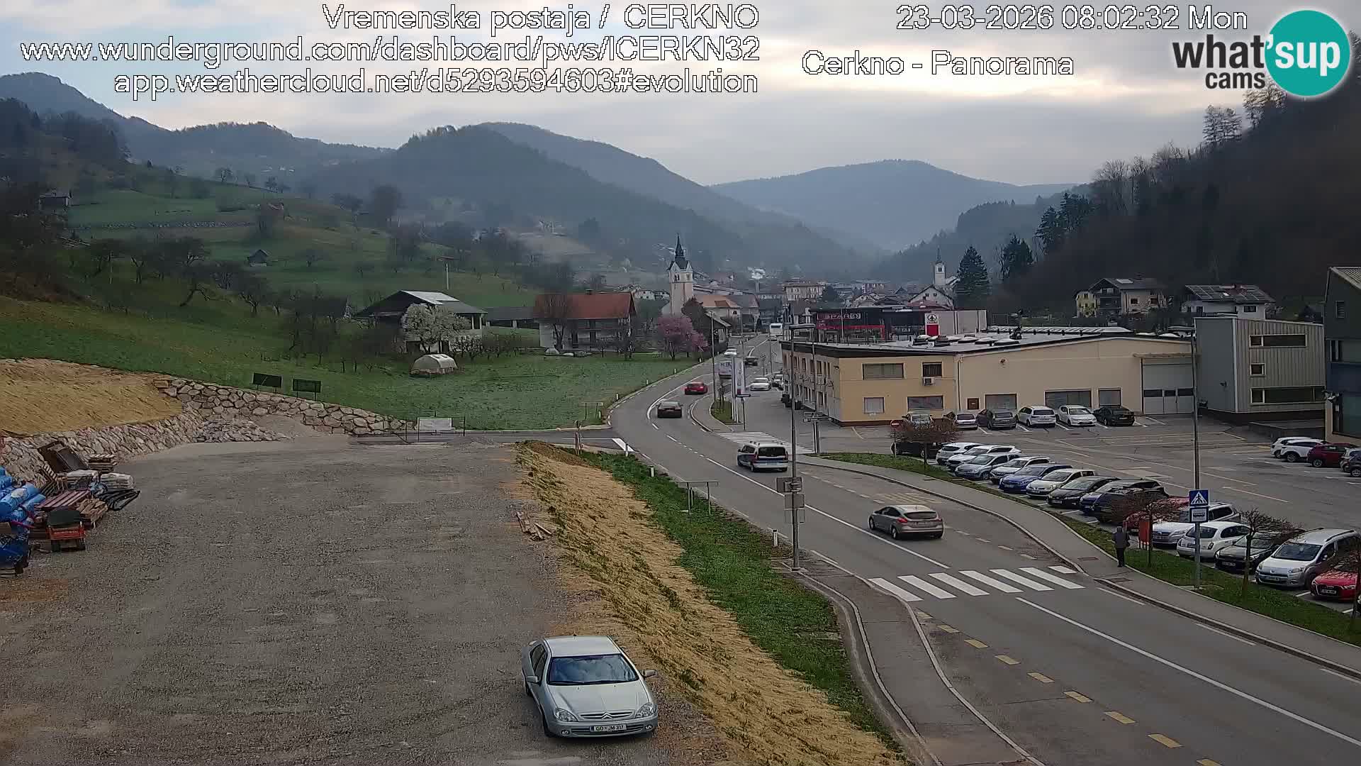Cerkno ulaz u grad – Kamera uživo