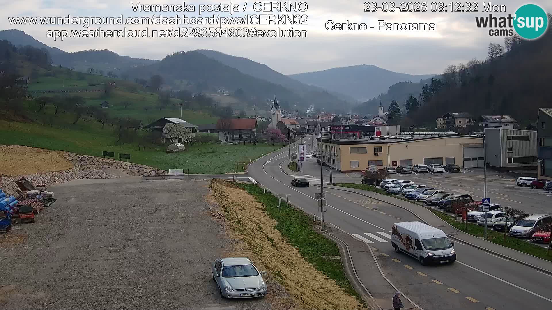 Cerkno ulaz u grad – Kamera uživo