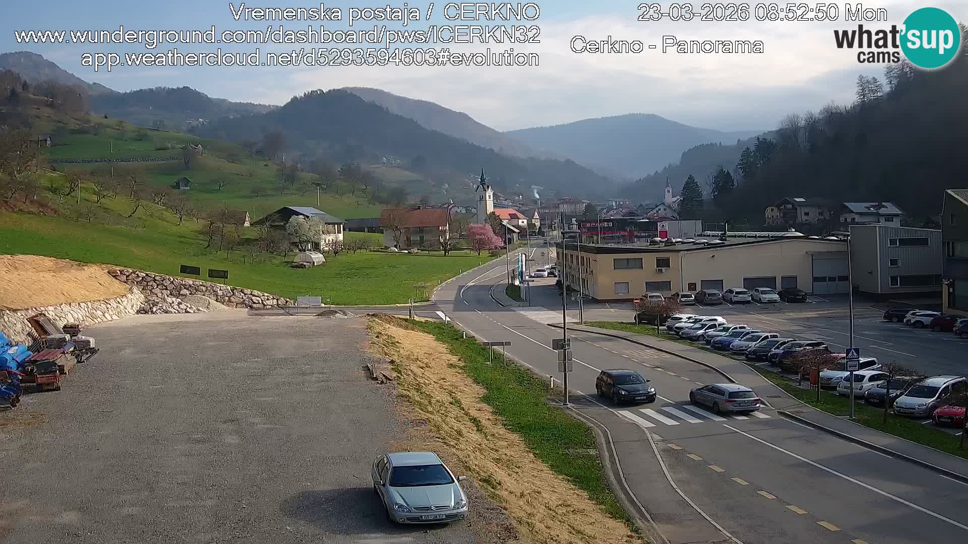 Cerkno Stadteingang Live-Webcam