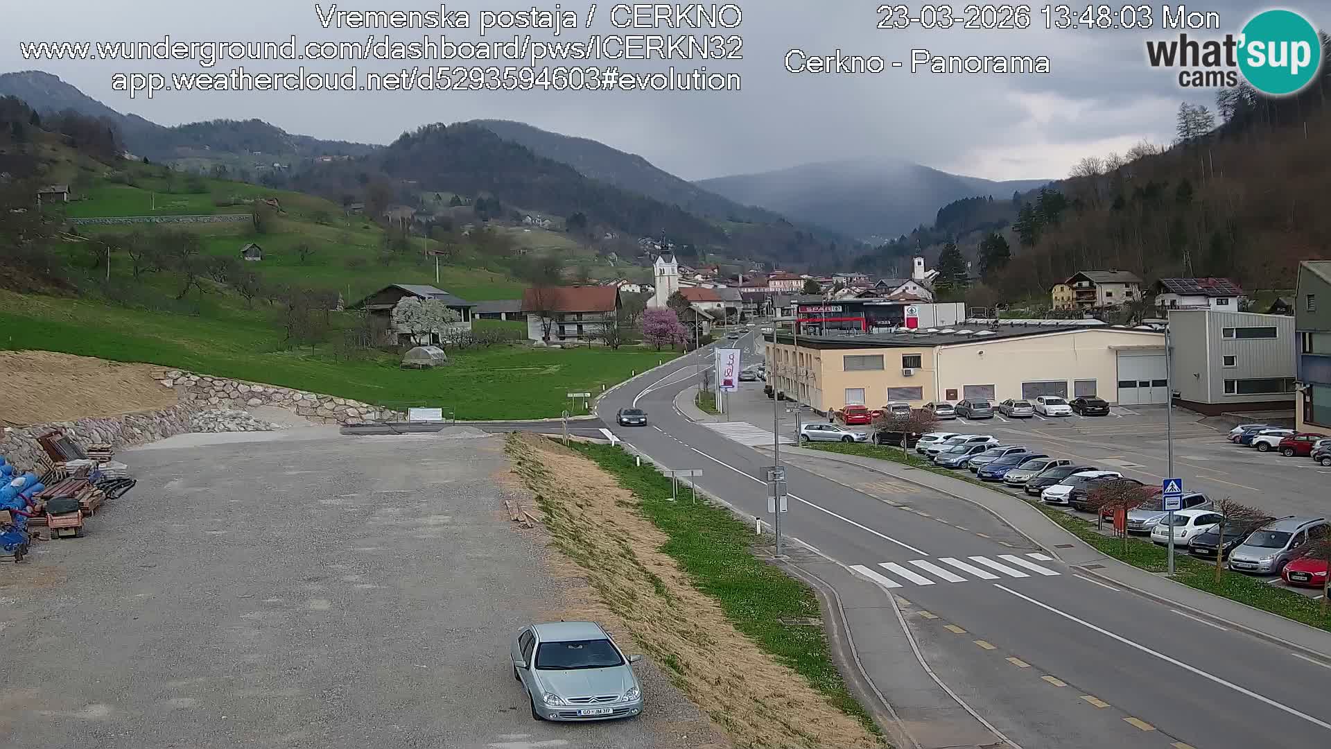 Webcam Ingresso Città di Cerkno