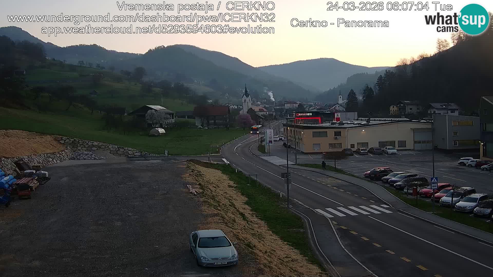 Webcam Ingresso Città di Cerkno