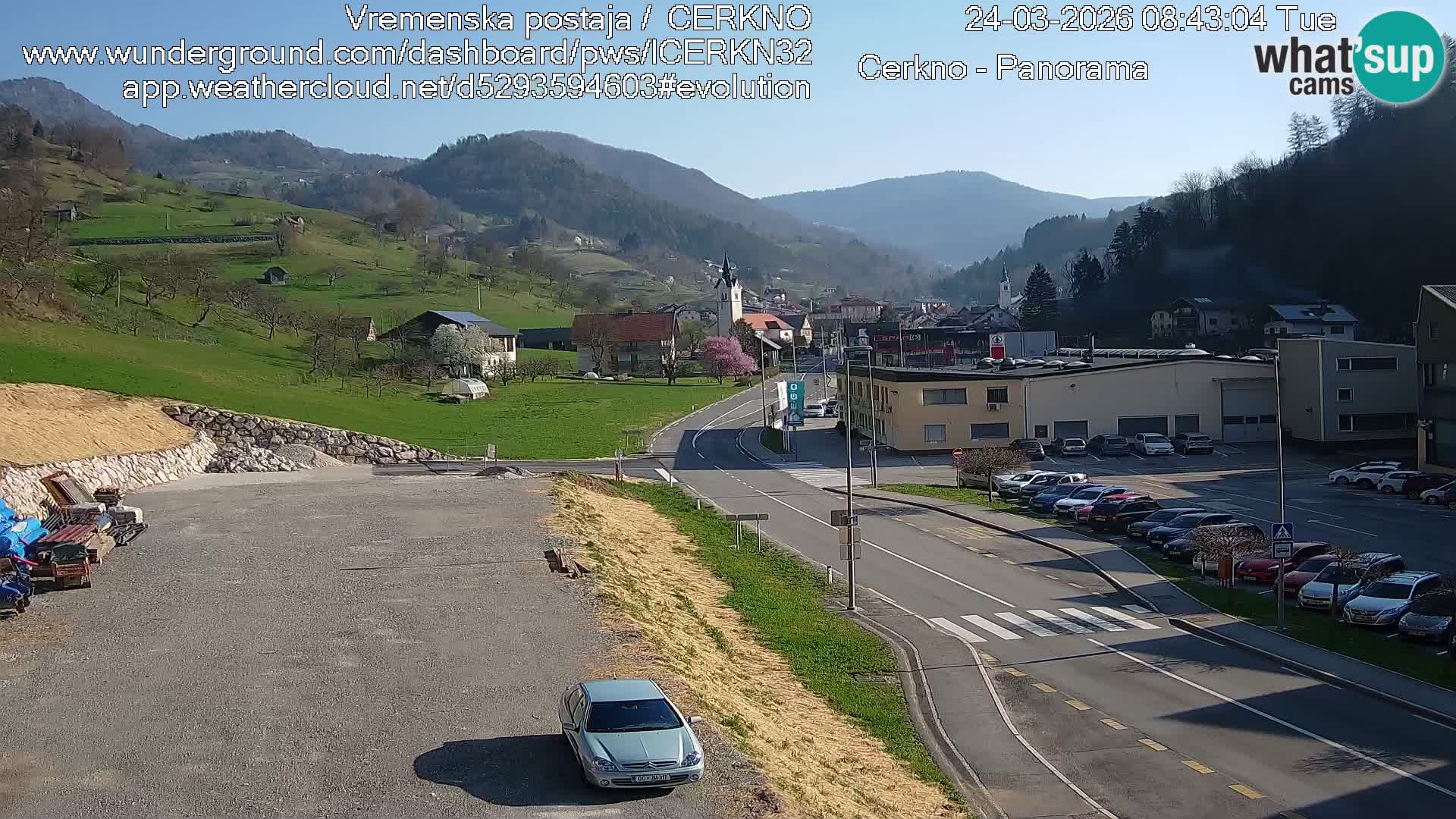 Cerkno ulaz u grad – Kamera uživo