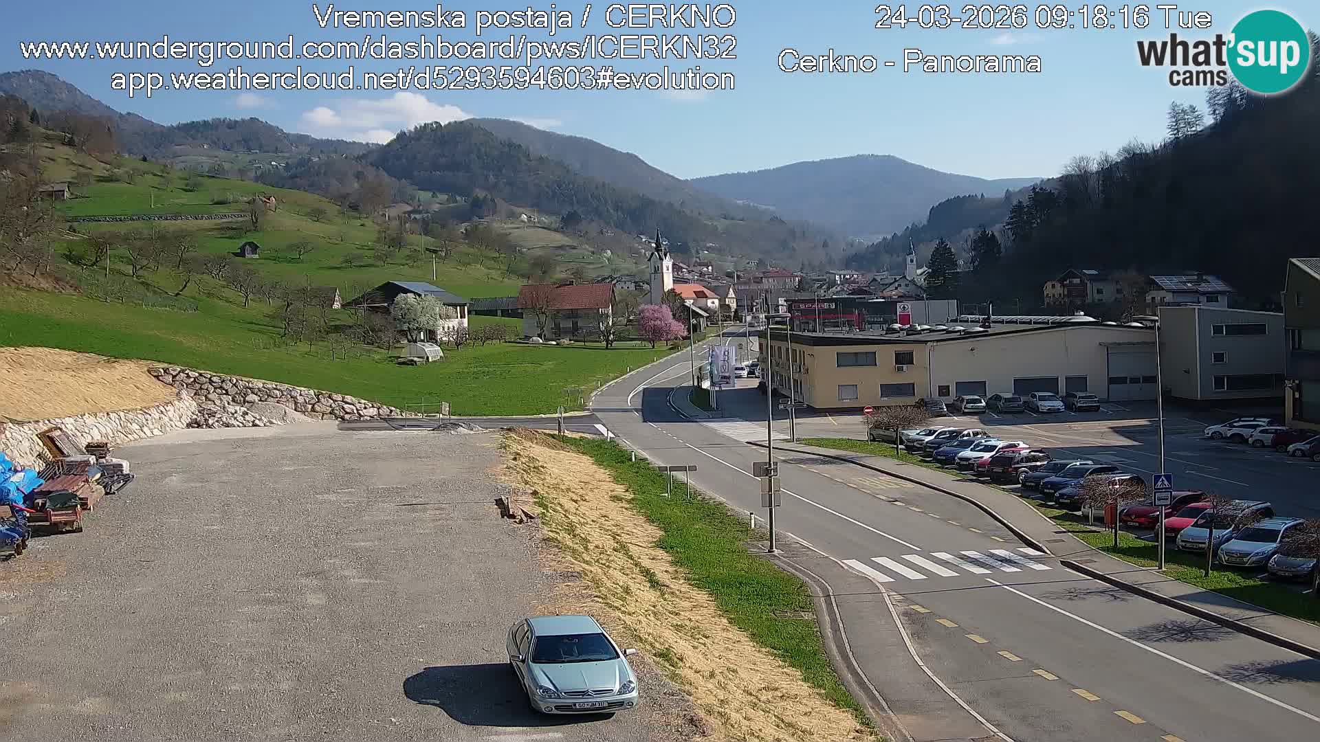 Webcam Ingresso Città di Cerkno