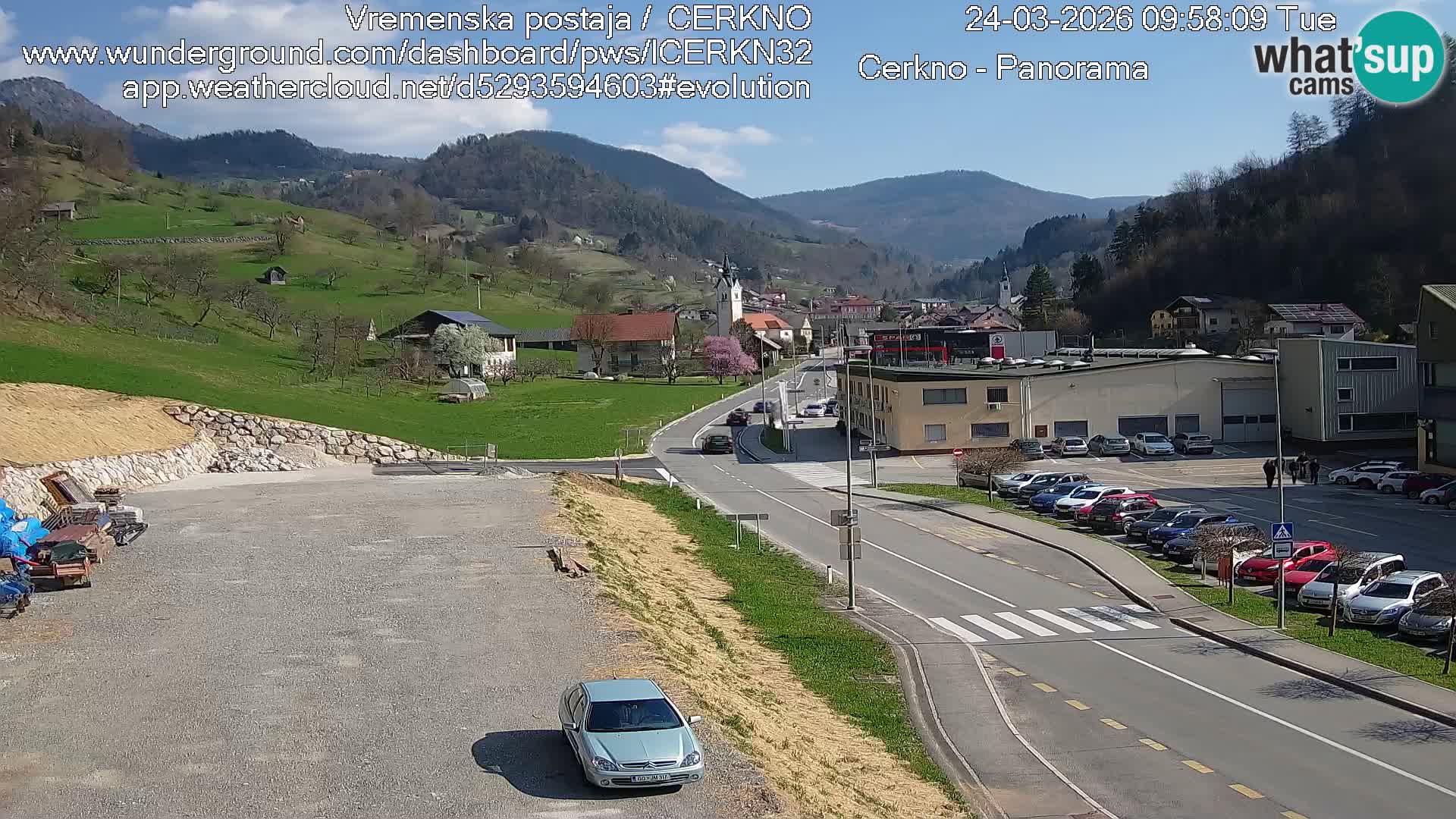 Cerkno Stadteingang Live-Webcam