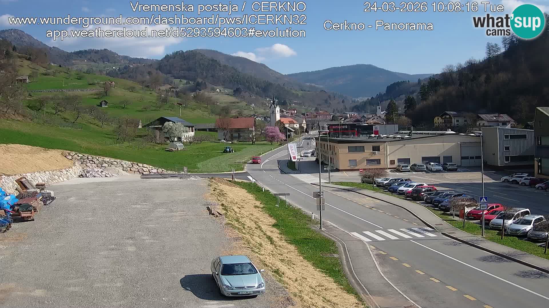 Cerkno Stadteingang Live-Webcam