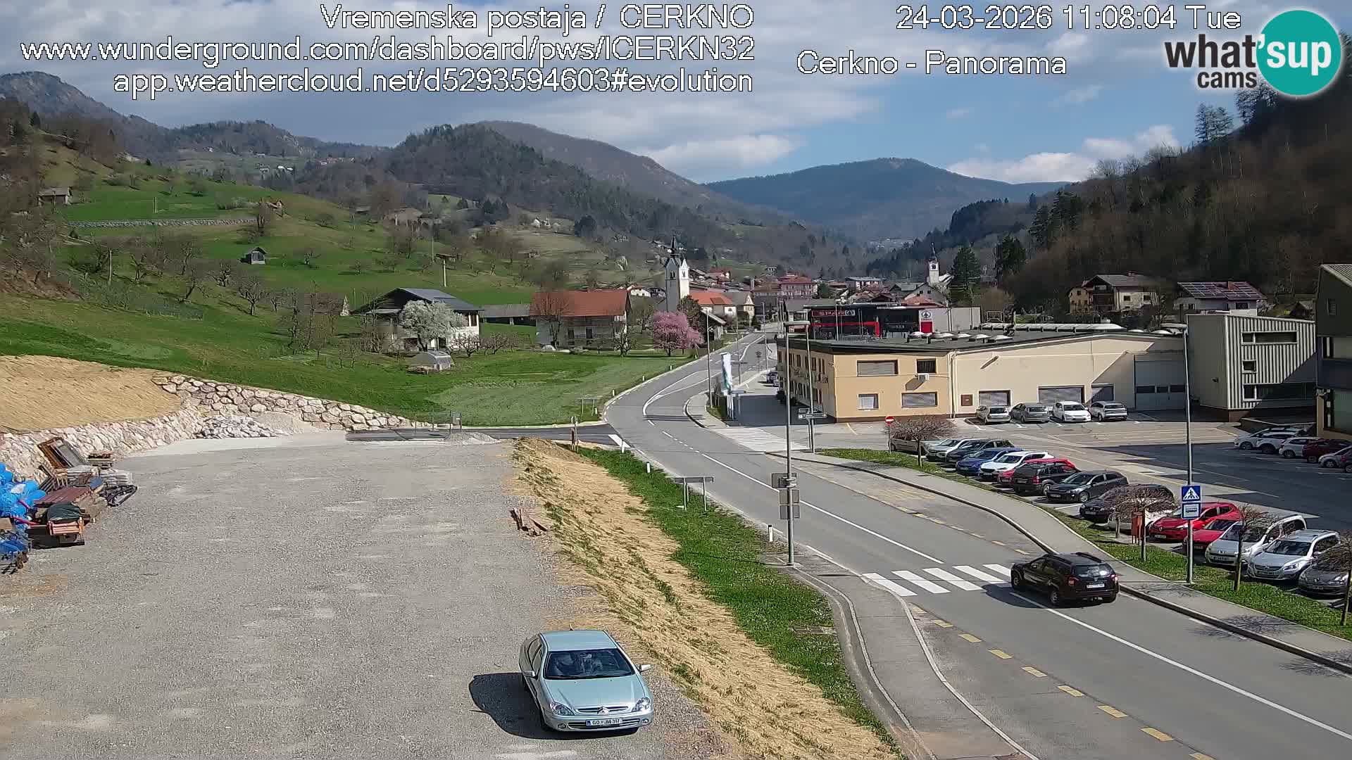 Cerkno ulaz u grad – Kamera uživo