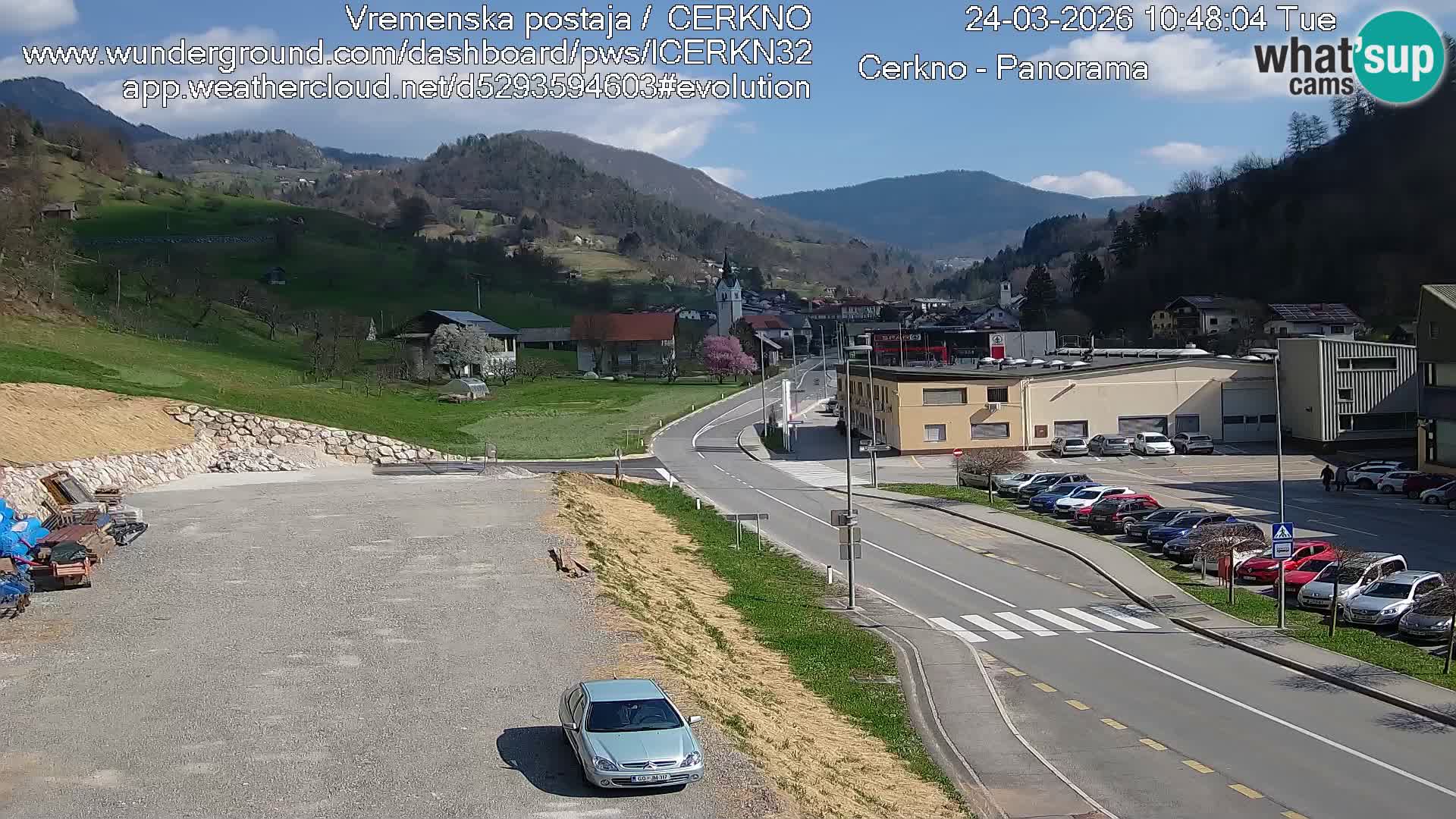 Webcam Ingresso Città di Cerkno
