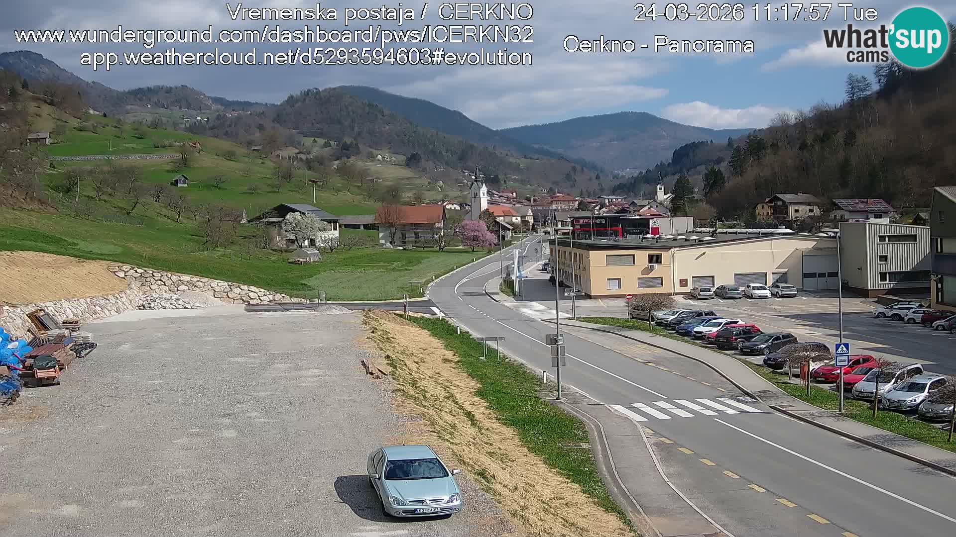 Cerkno Stadteingang Live-Webcam