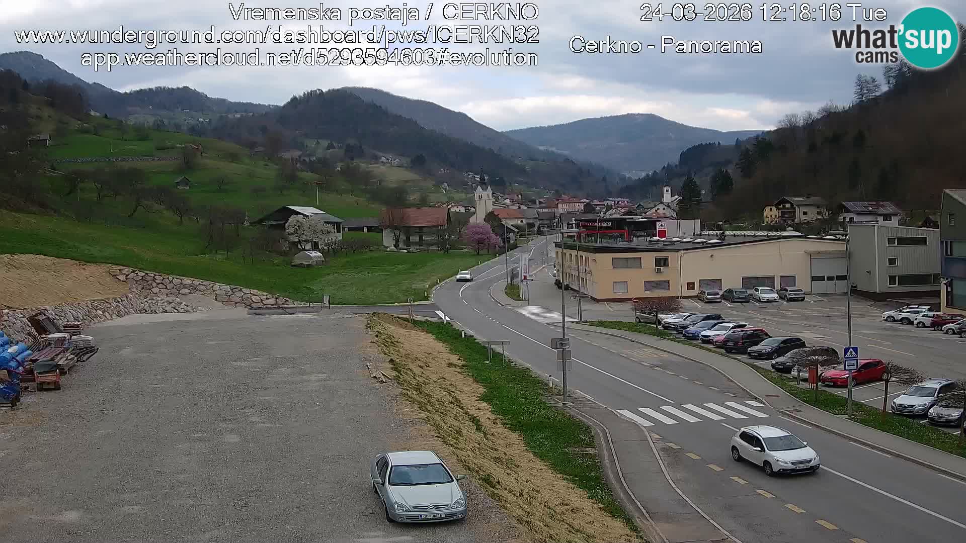 Webcam Ingresso Città di Cerkno