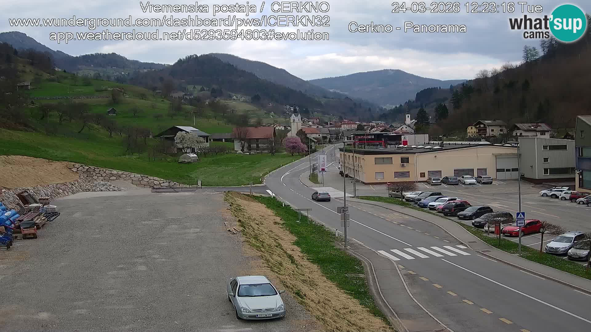 Webcam Ingresso Città di Cerkno