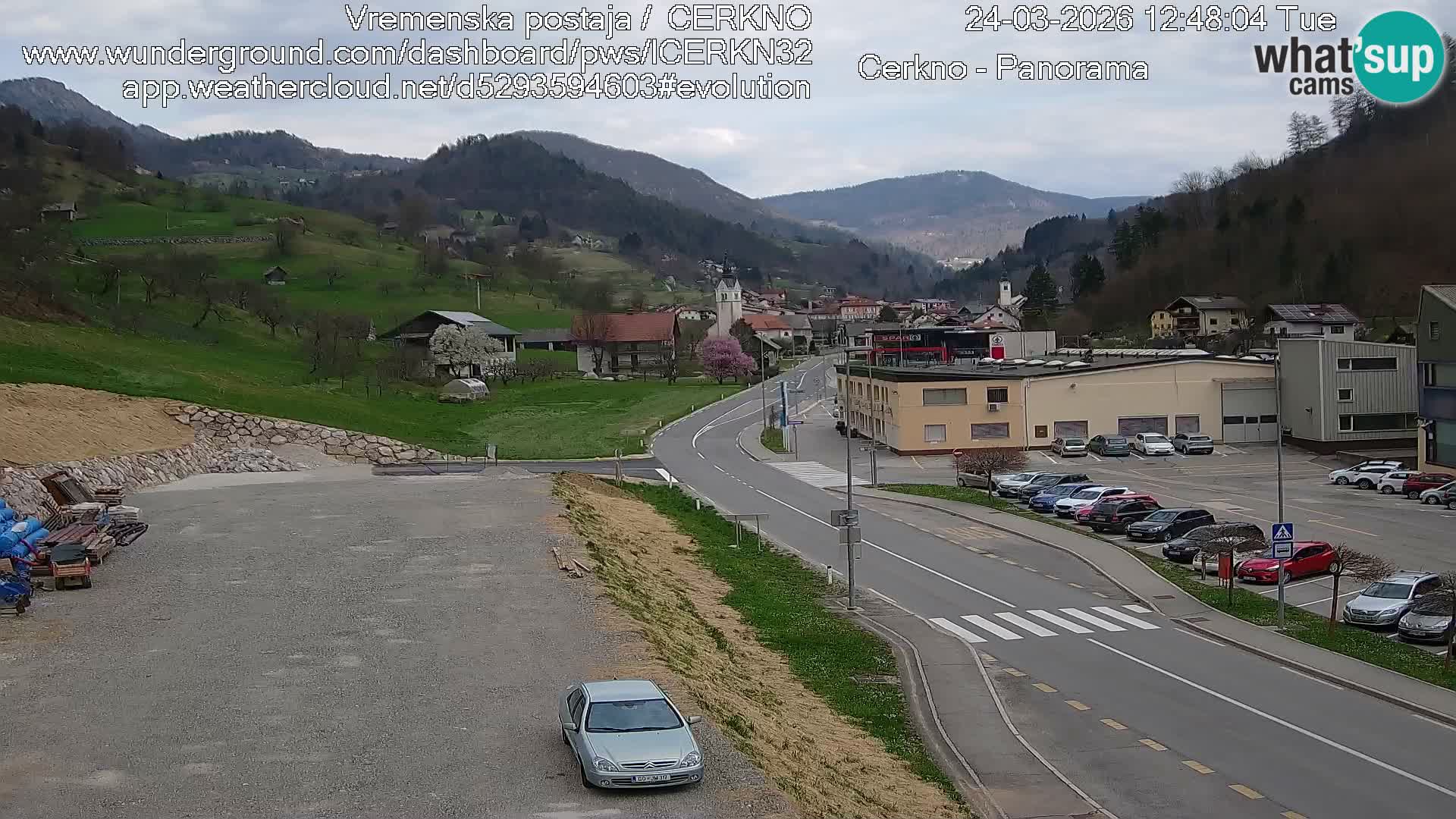 Cerkno Stadteingang Live-Webcam