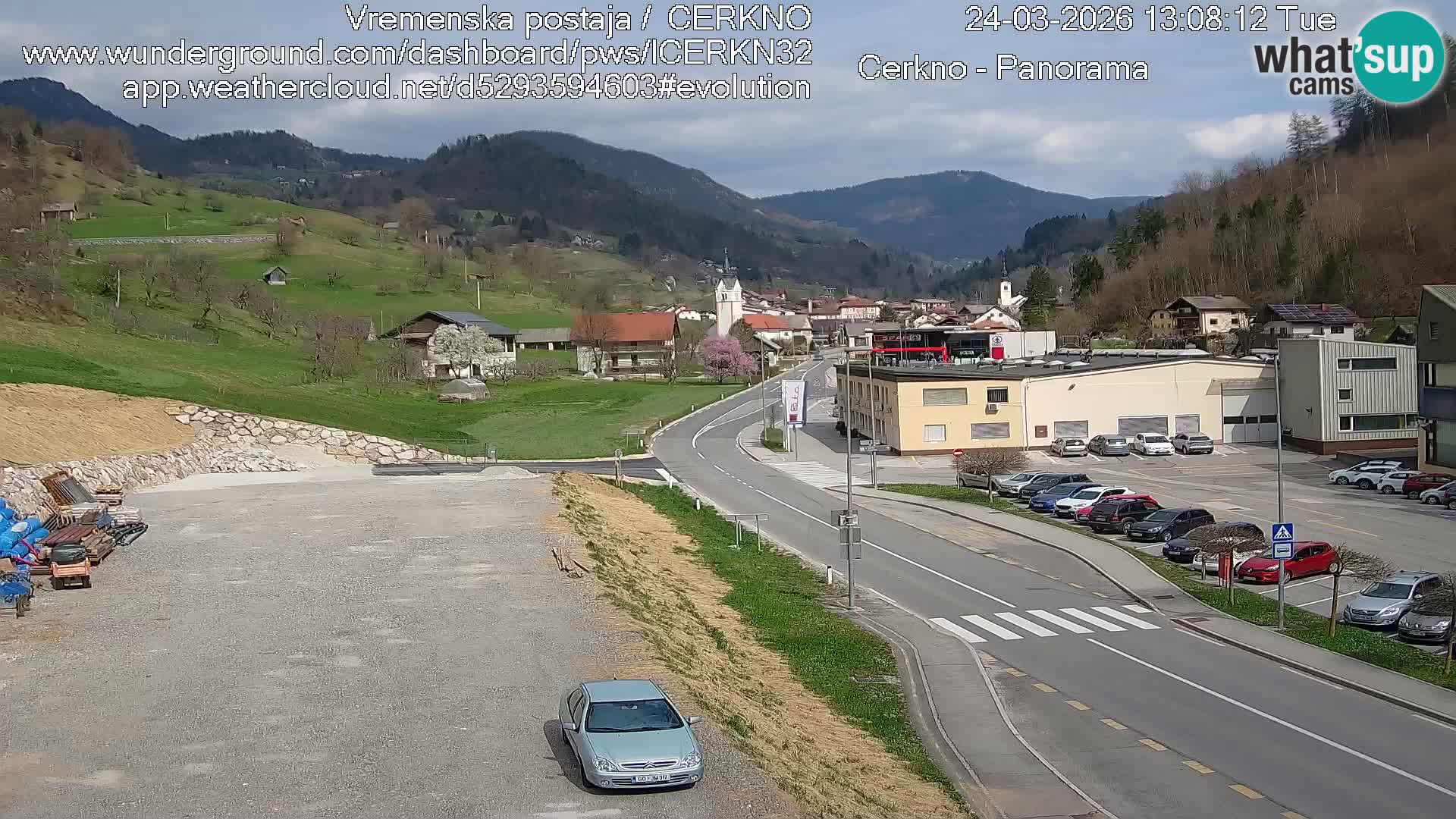 Webcam Ingresso Città di Cerkno