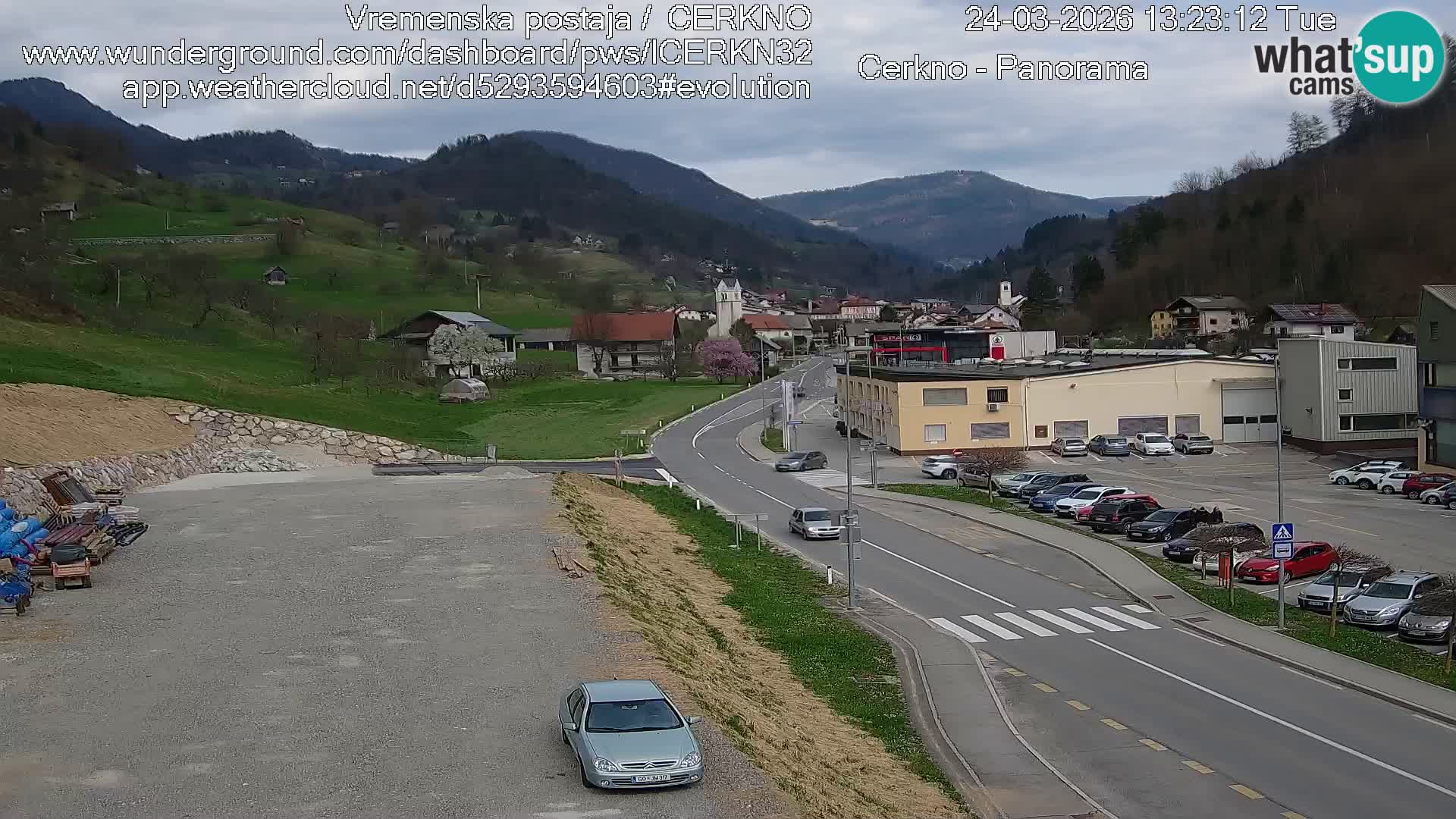 Webcam Ingresso Città di Cerkno
