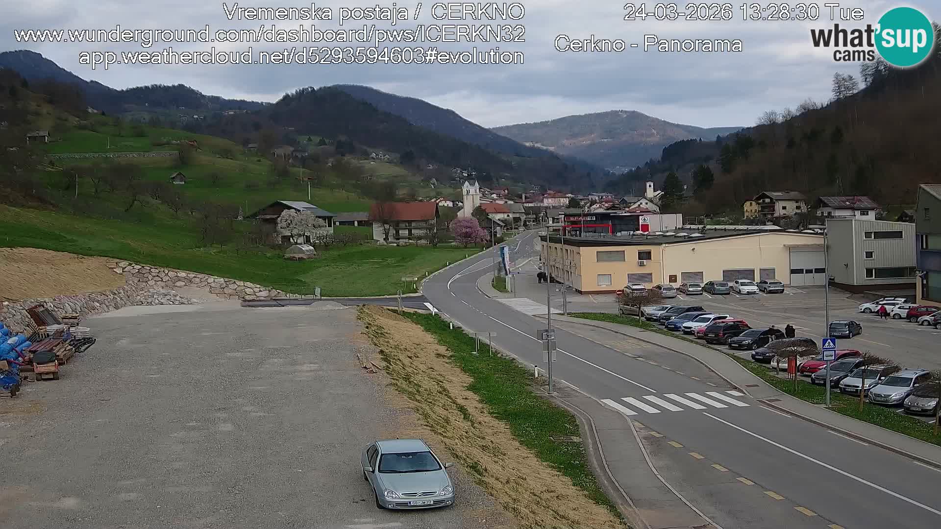 Webcam Ingresso Città di Cerkno