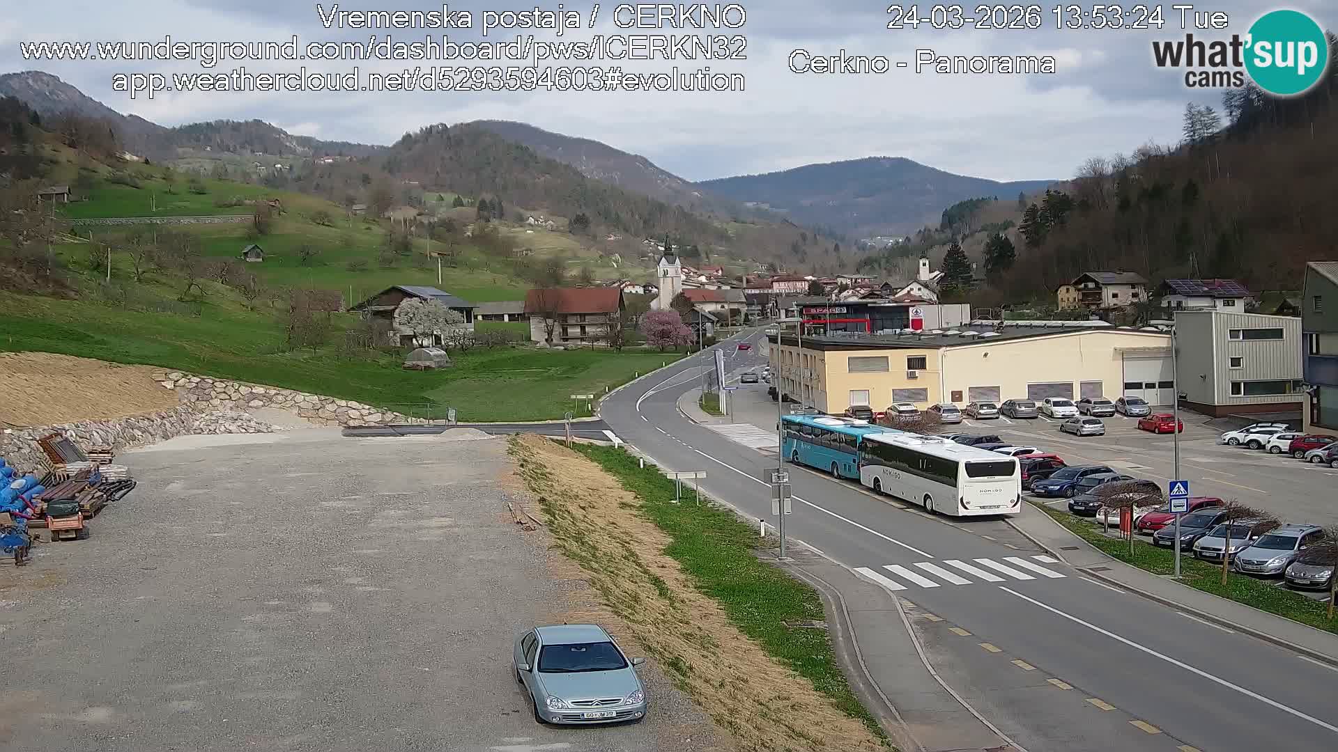 Cerkno Stadteingang Live-Webcam