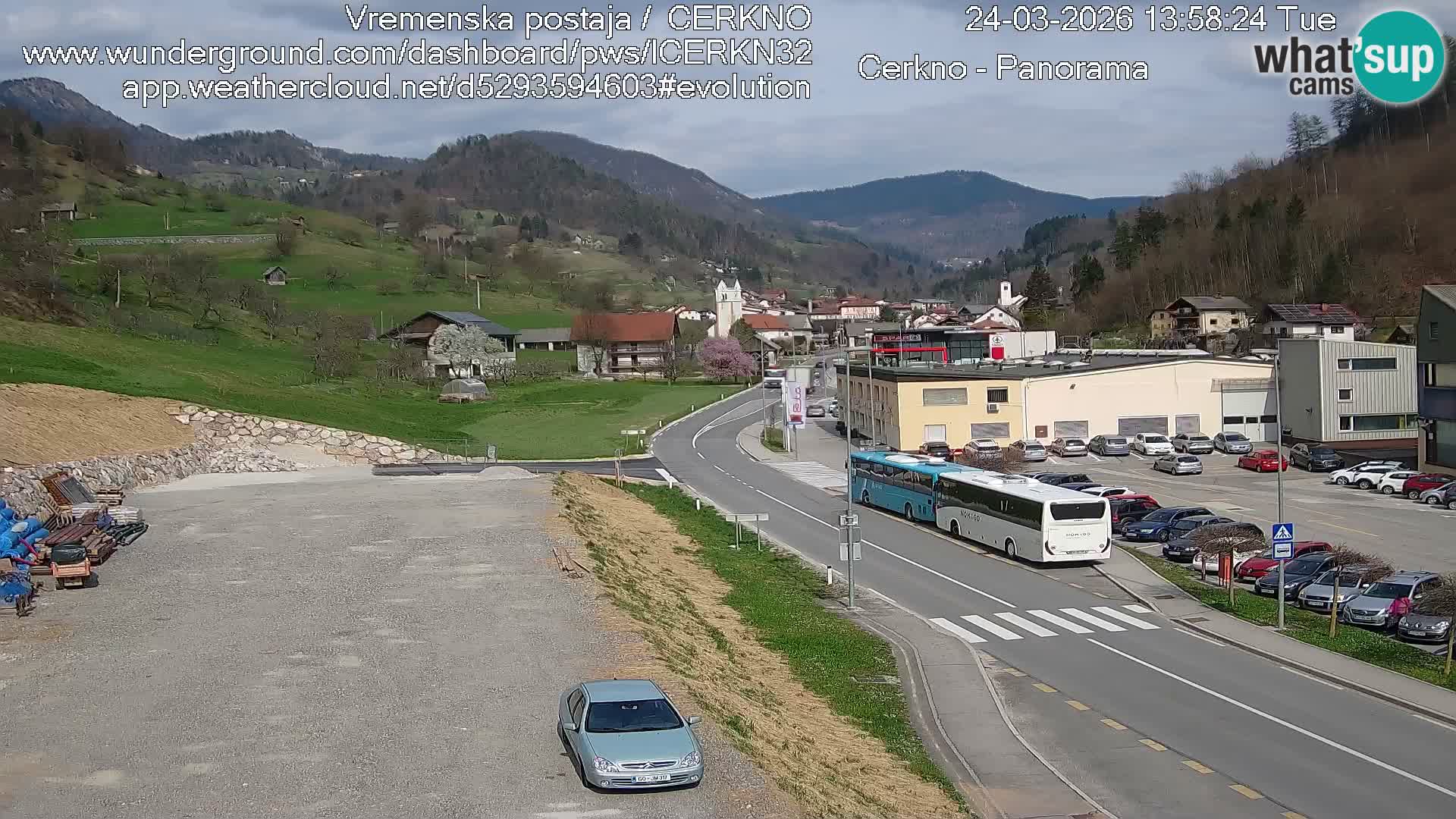 Cerkno Stadteingang Live-Webcam