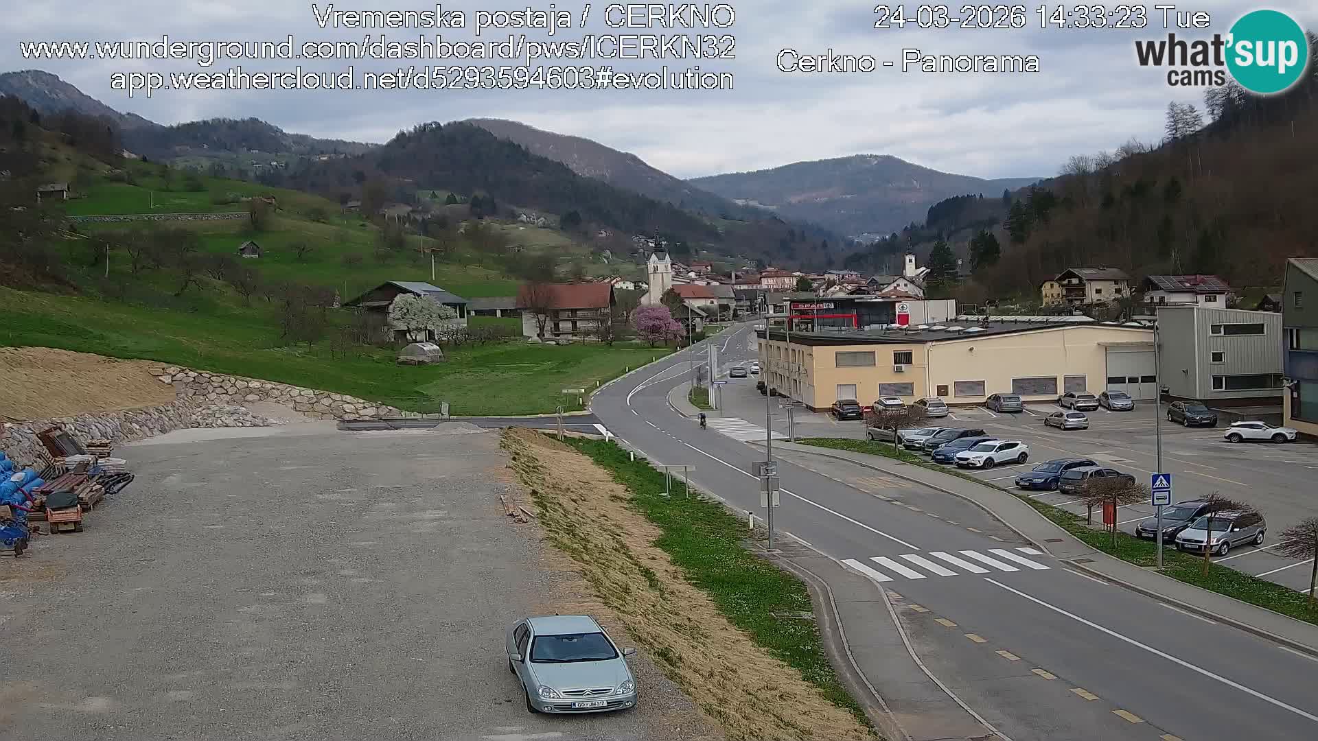 Webcam Ingresso Città di Cerkno