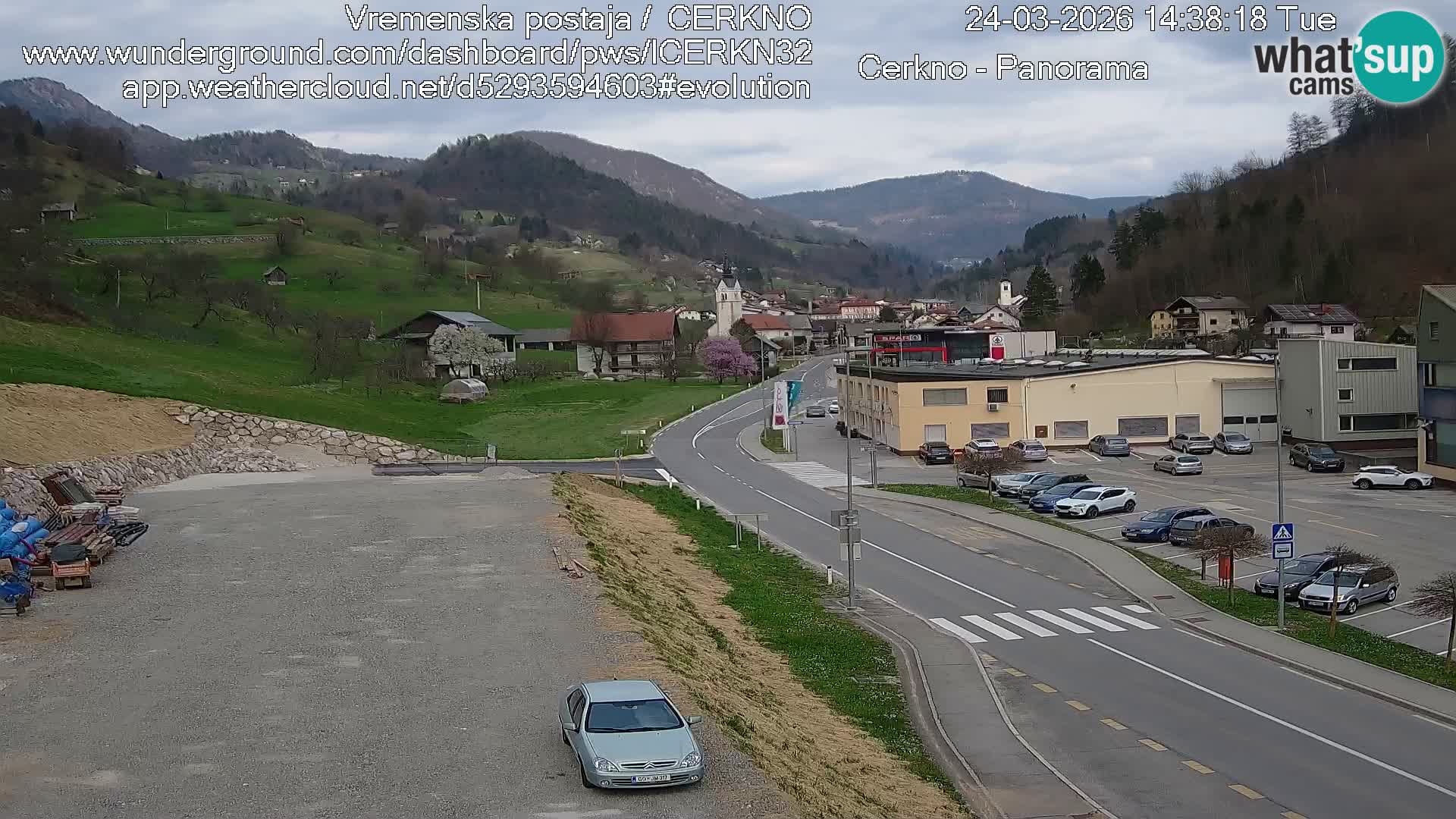 Cerkno Stadteingang Live-Webcam