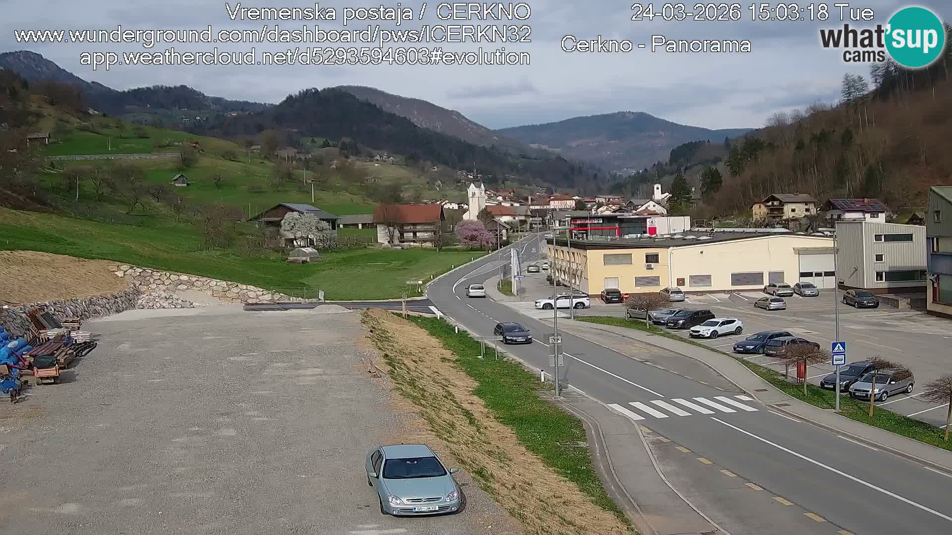 Cerkno Stadteingang Live-Webcam