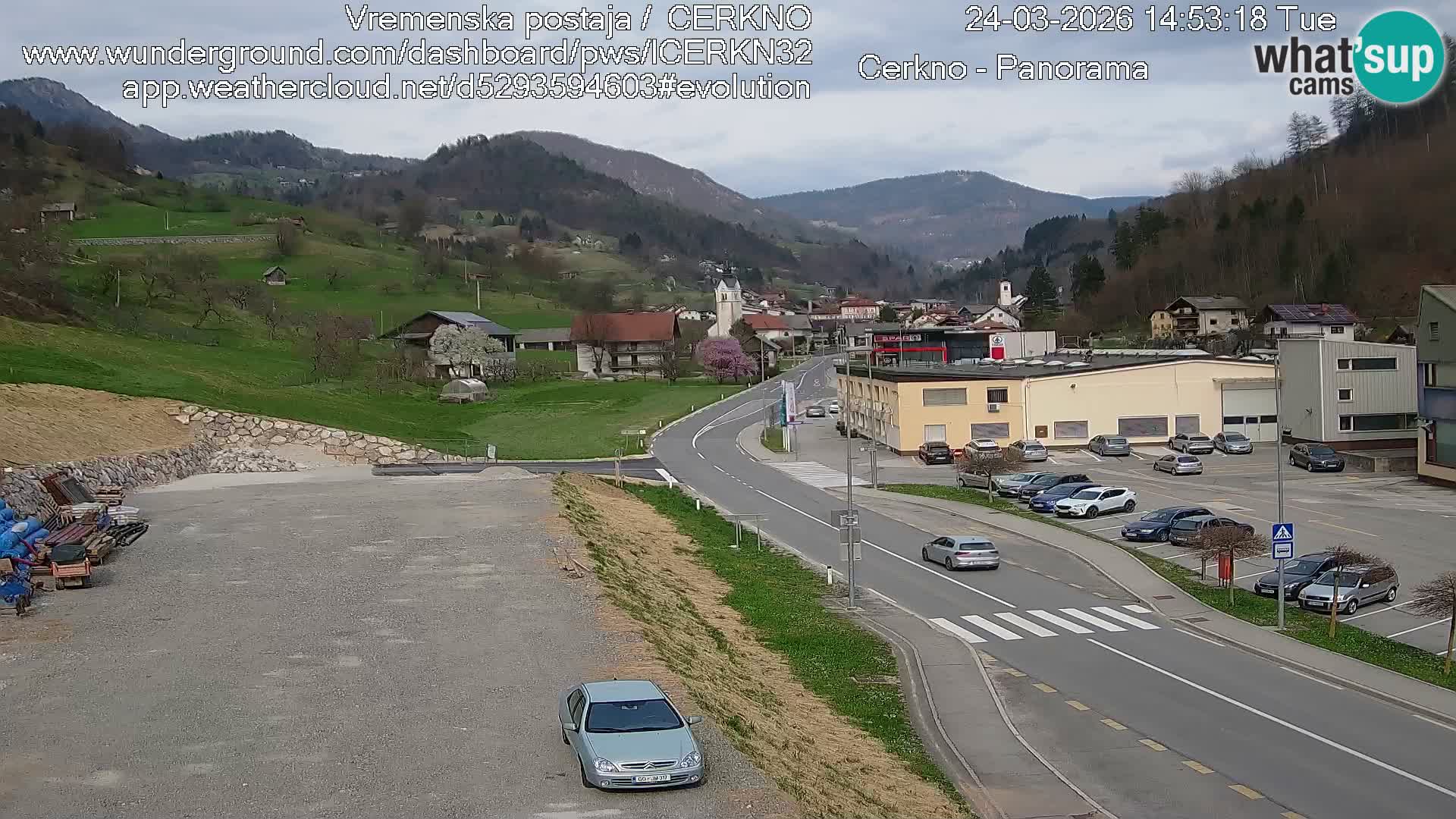 Webcam Ingresso Città di Cerkno