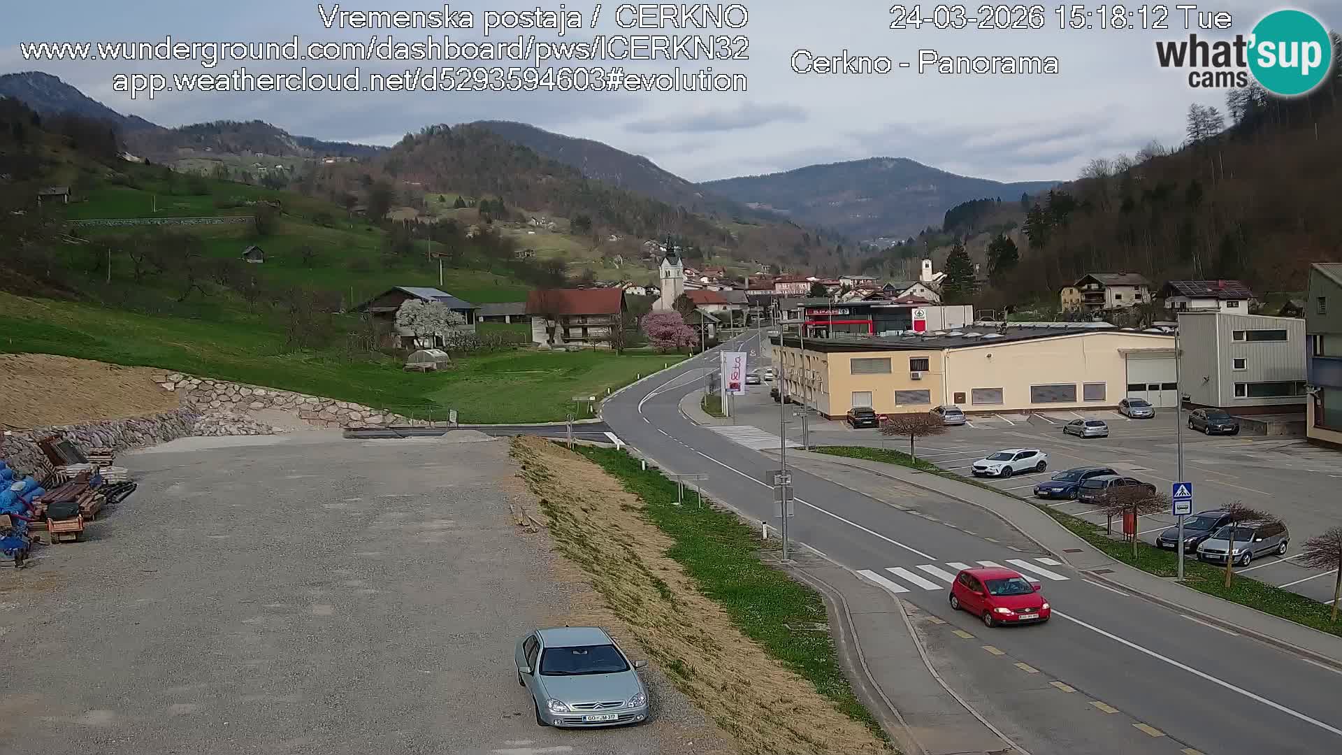 Cerkno Stadteingang Live-Webcam