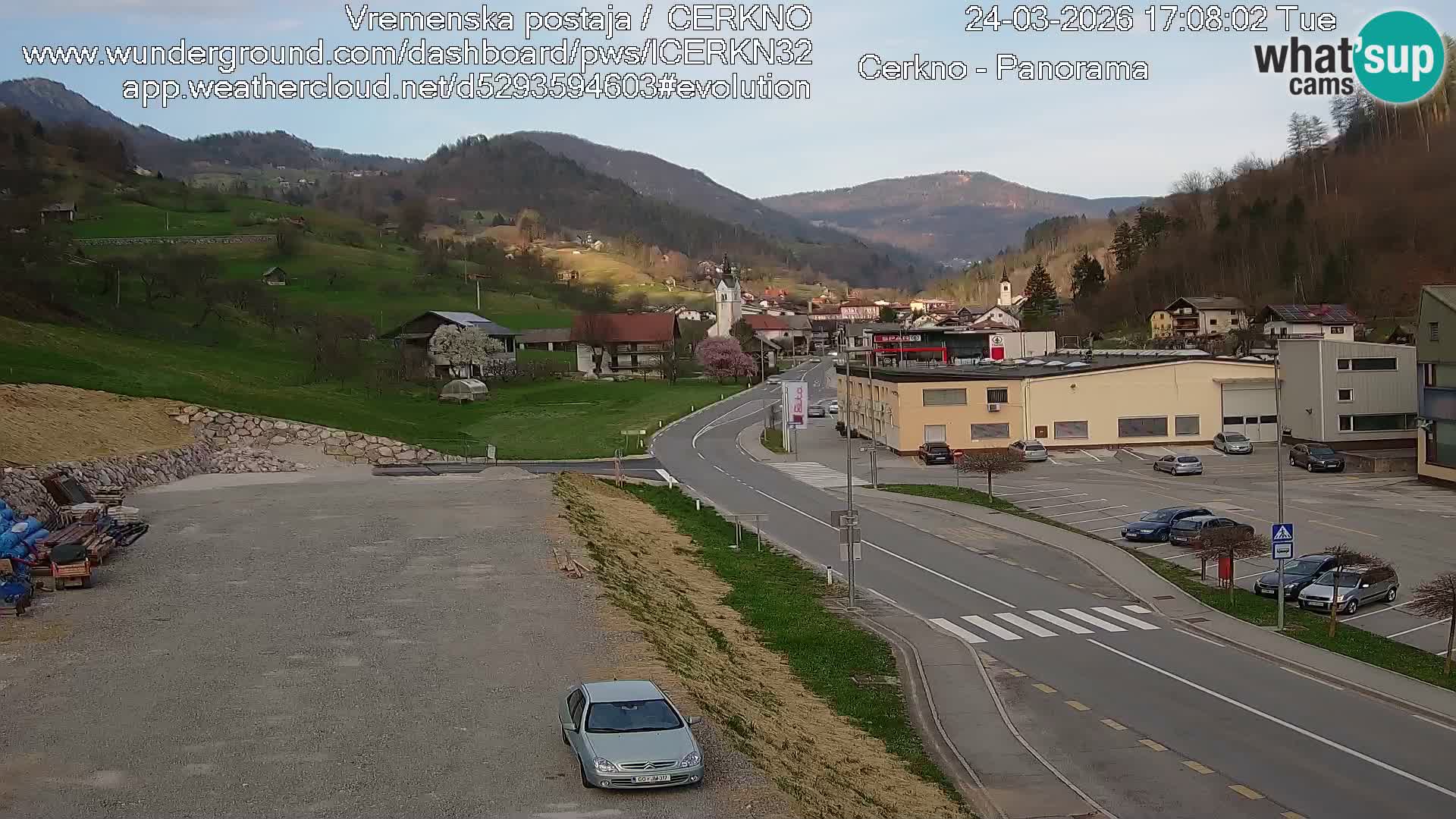 Cerkno Stadteingang Live-Webcam