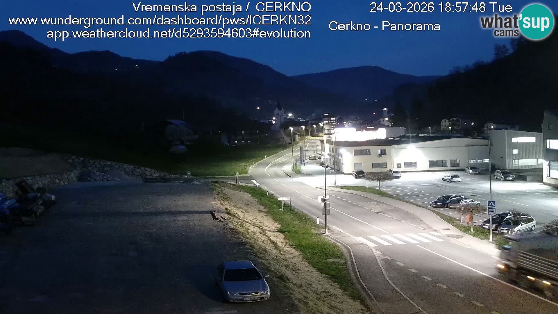 Cerkno Stadteingang Live-Webcam