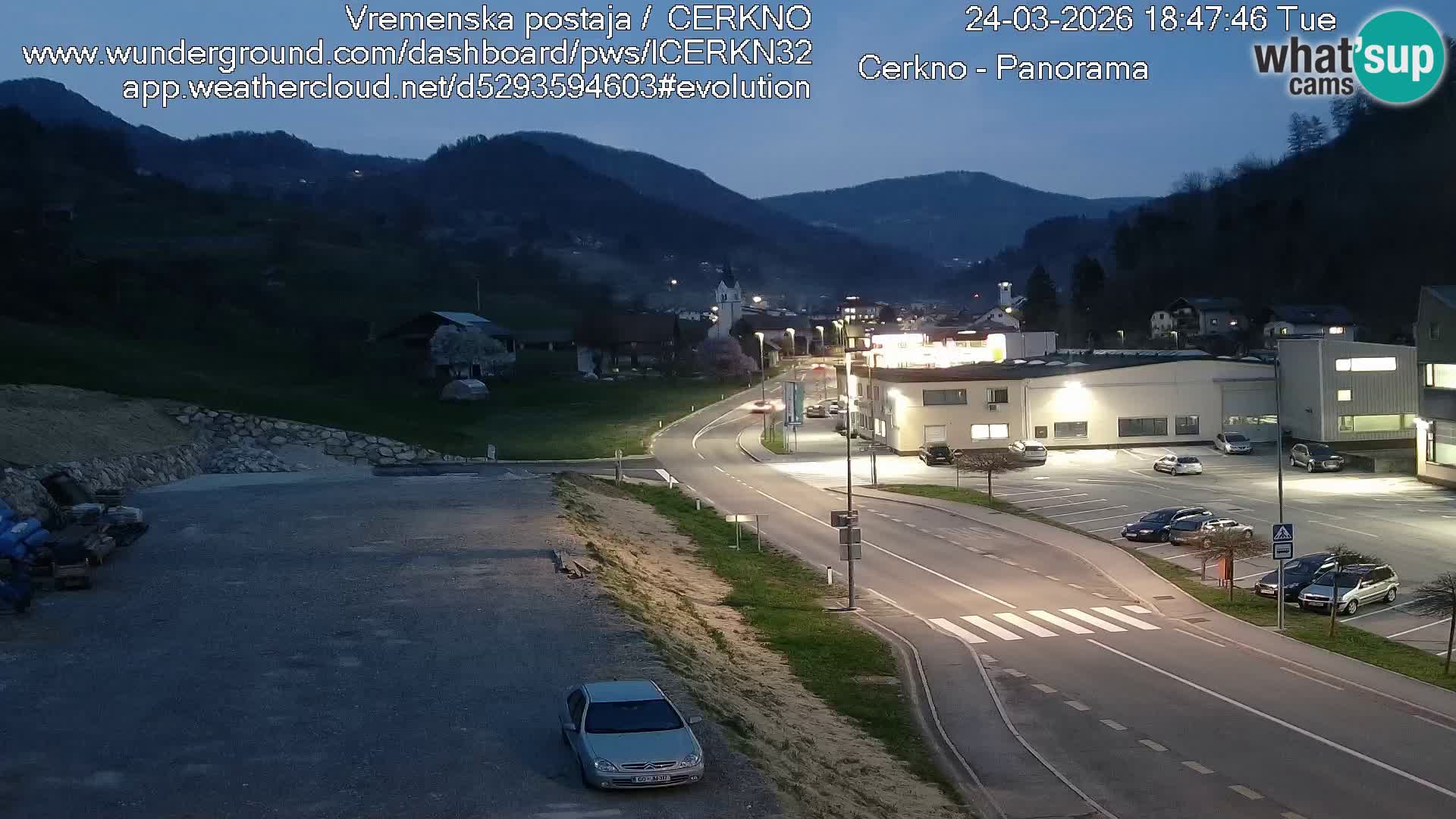 Cerkno Stadteingang Live-Webcam