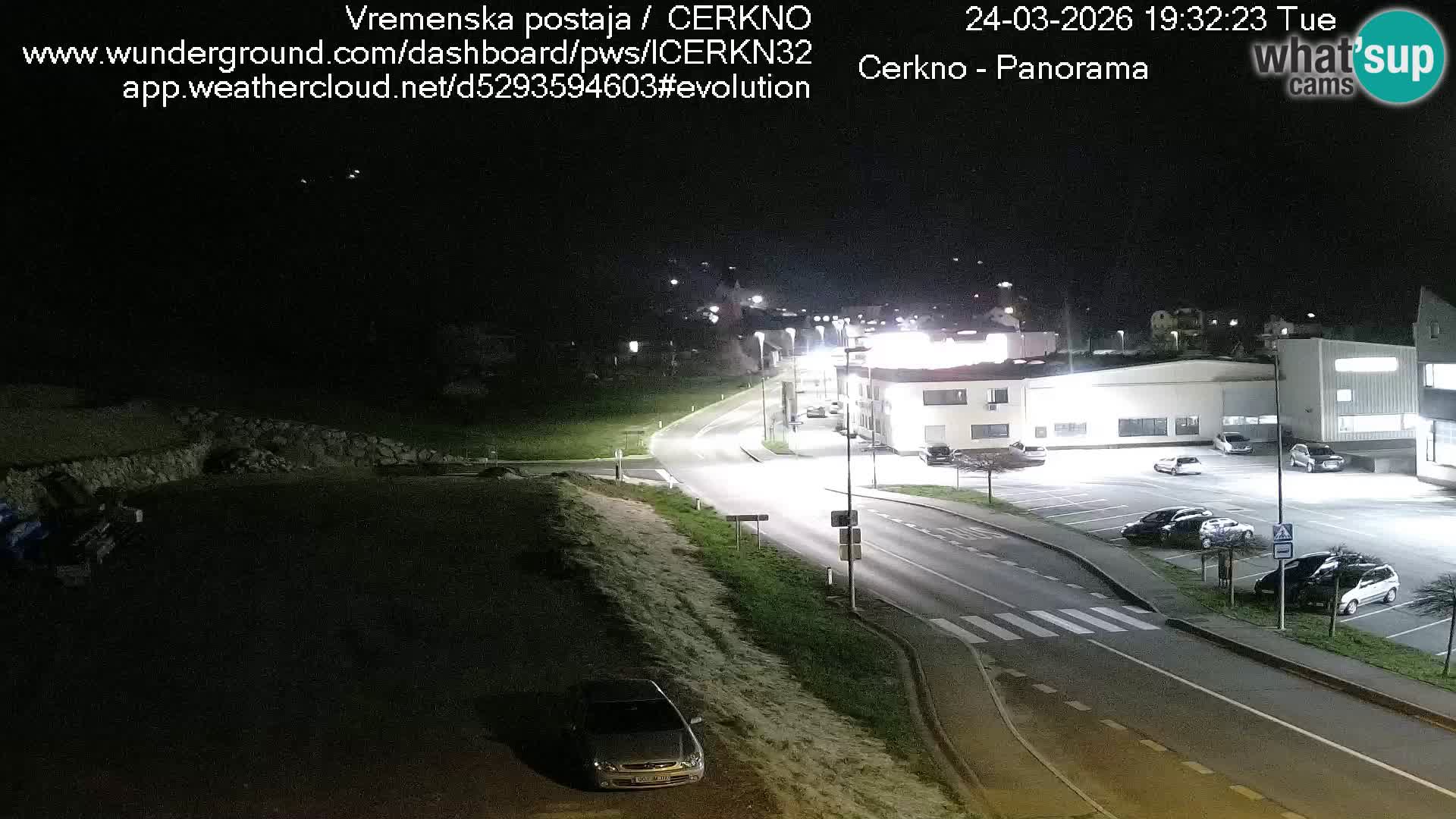 Cerkno Stadteingang Live-Webcam