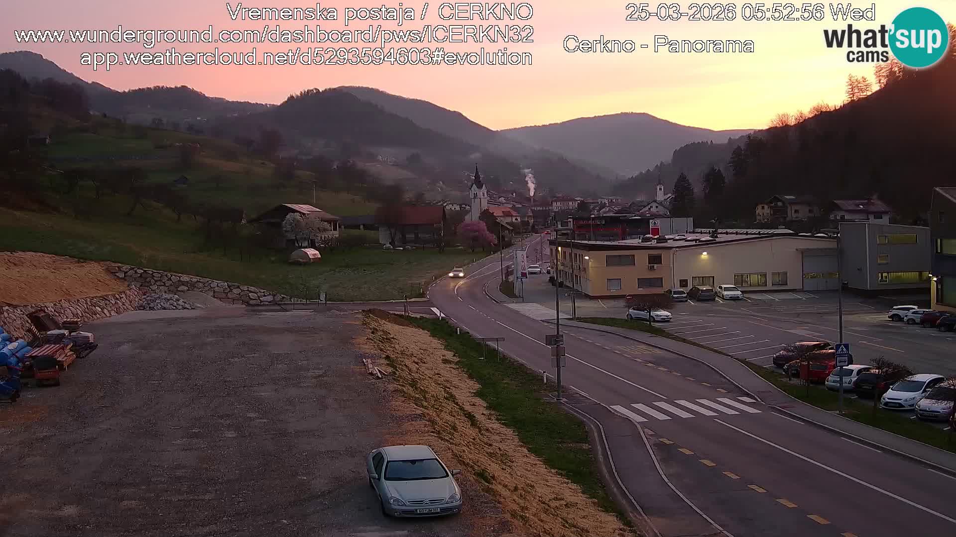 Cerkno Stadteingang Live-Webcam