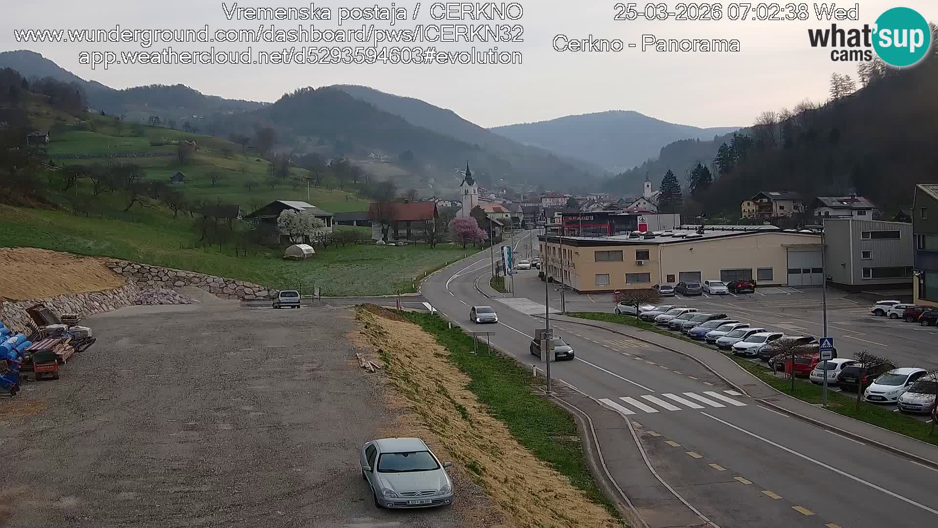 Cerkno Stadteingang Live-Webcam