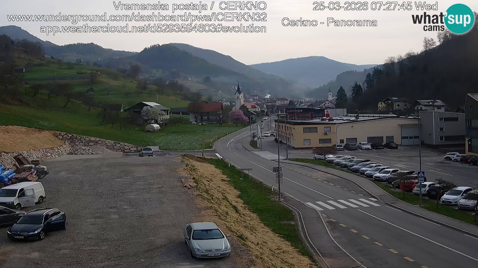 Cerkno ulaz u grad – Kamera uživo