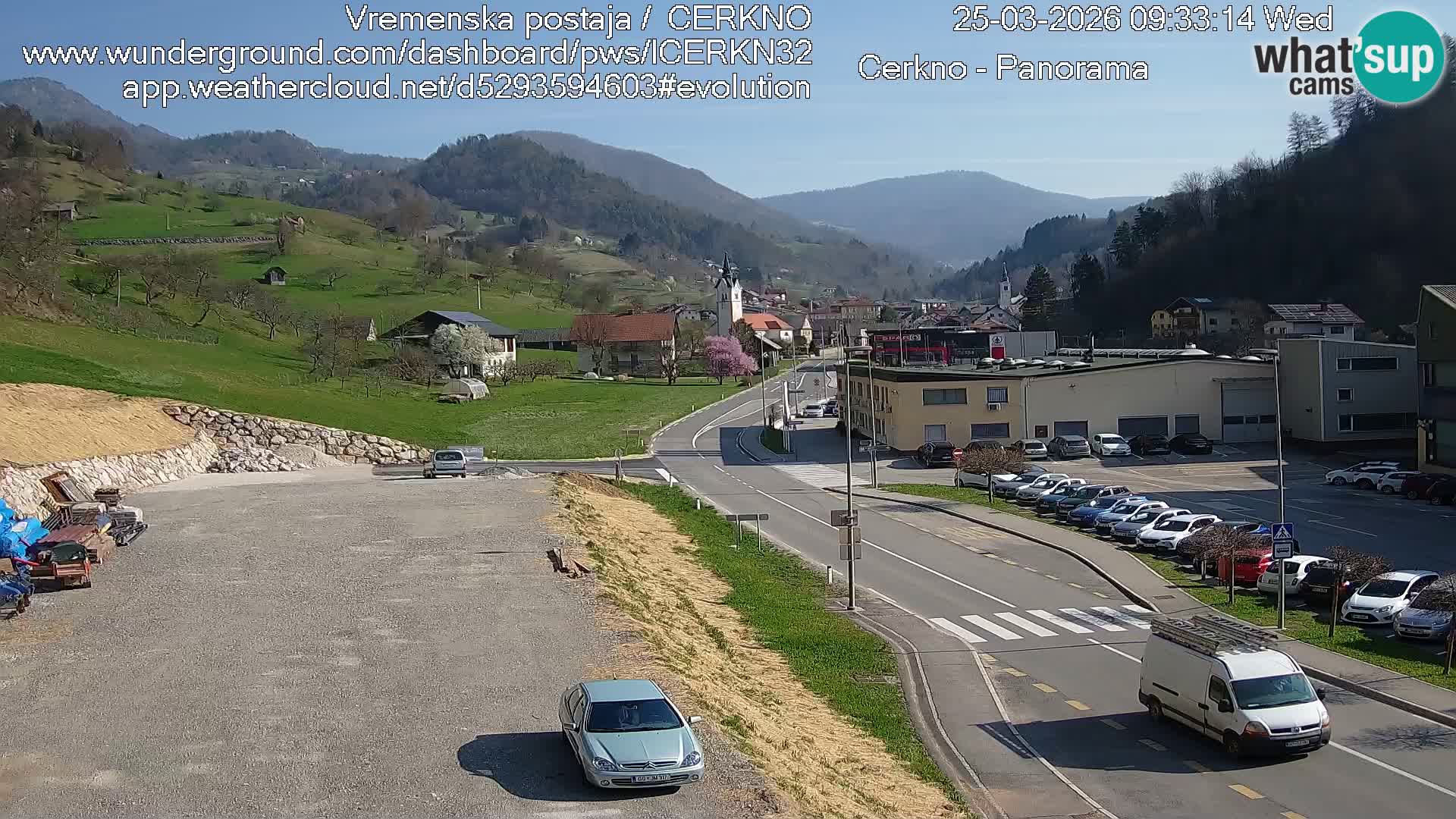 Cerkno ulaz u grad – Kamera uživo