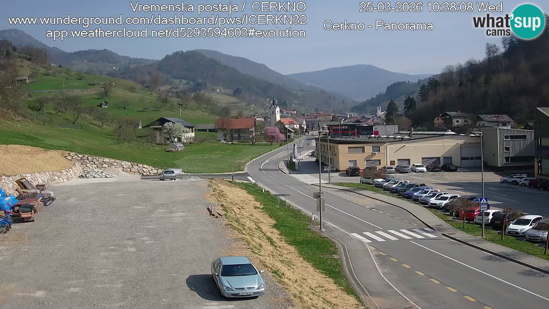 Cerkno ulaz u grad – Kamera uživo