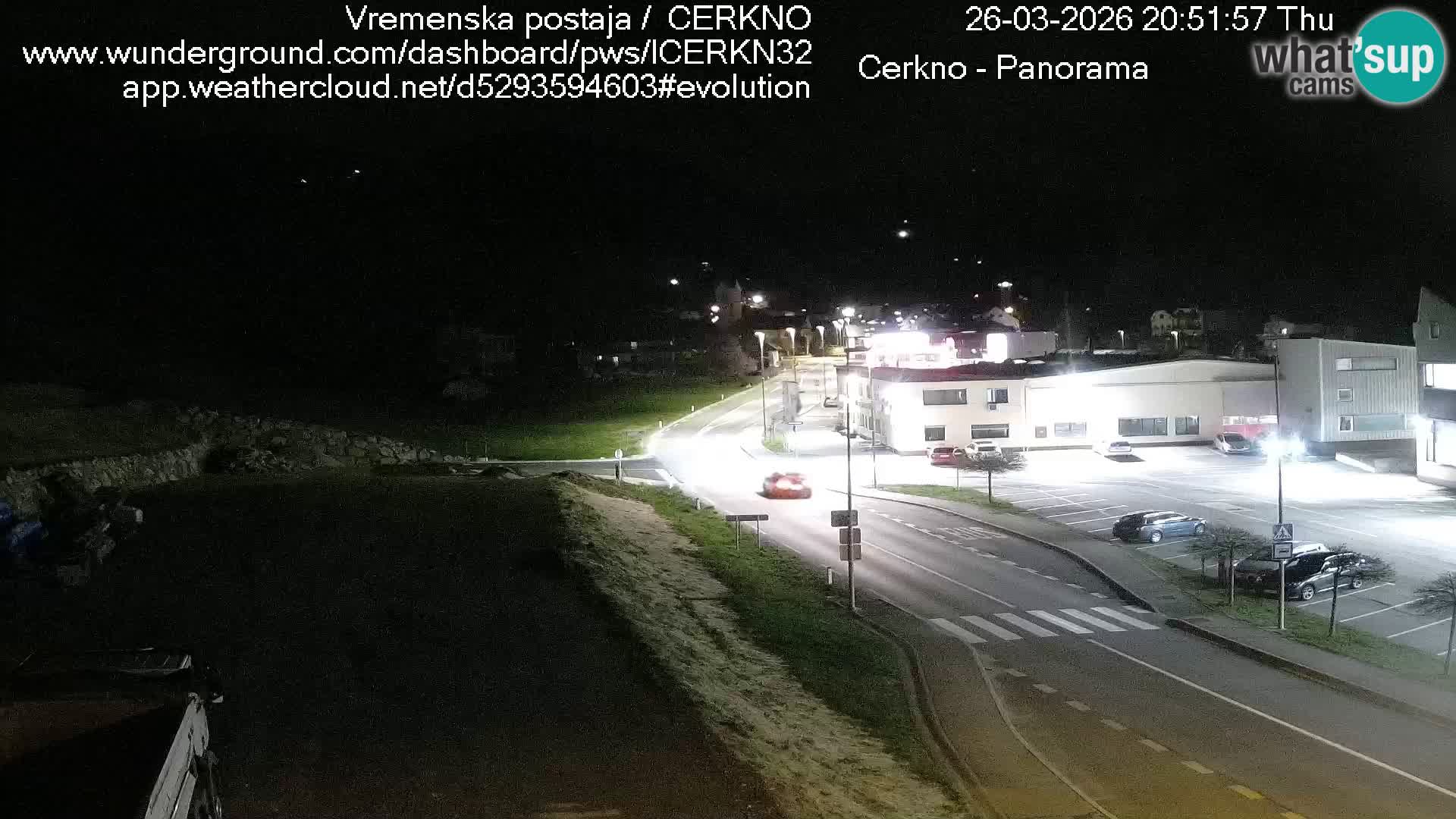 Cerkno ulaz u grad – Kamera uživo