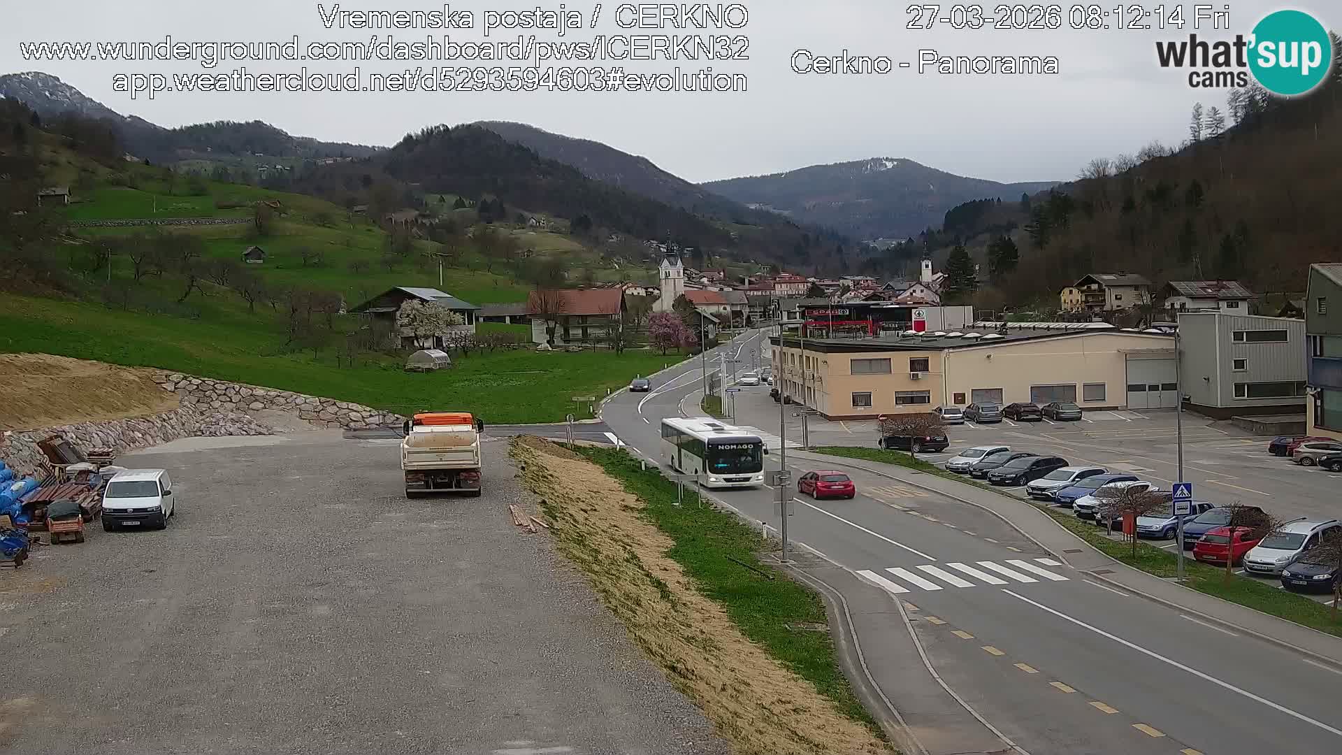 Webcam Ingresso Città di Cerkno