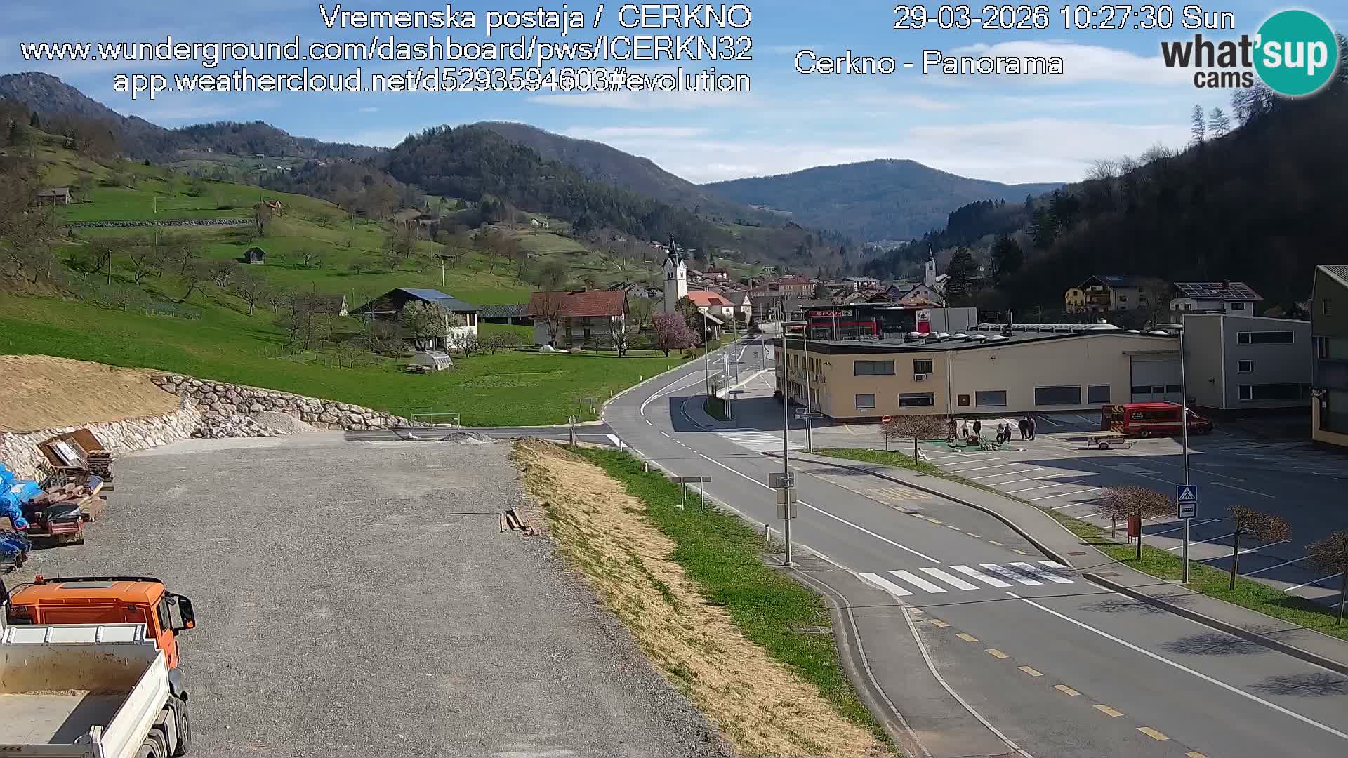 Webcam Ingresso Città di Cerkno