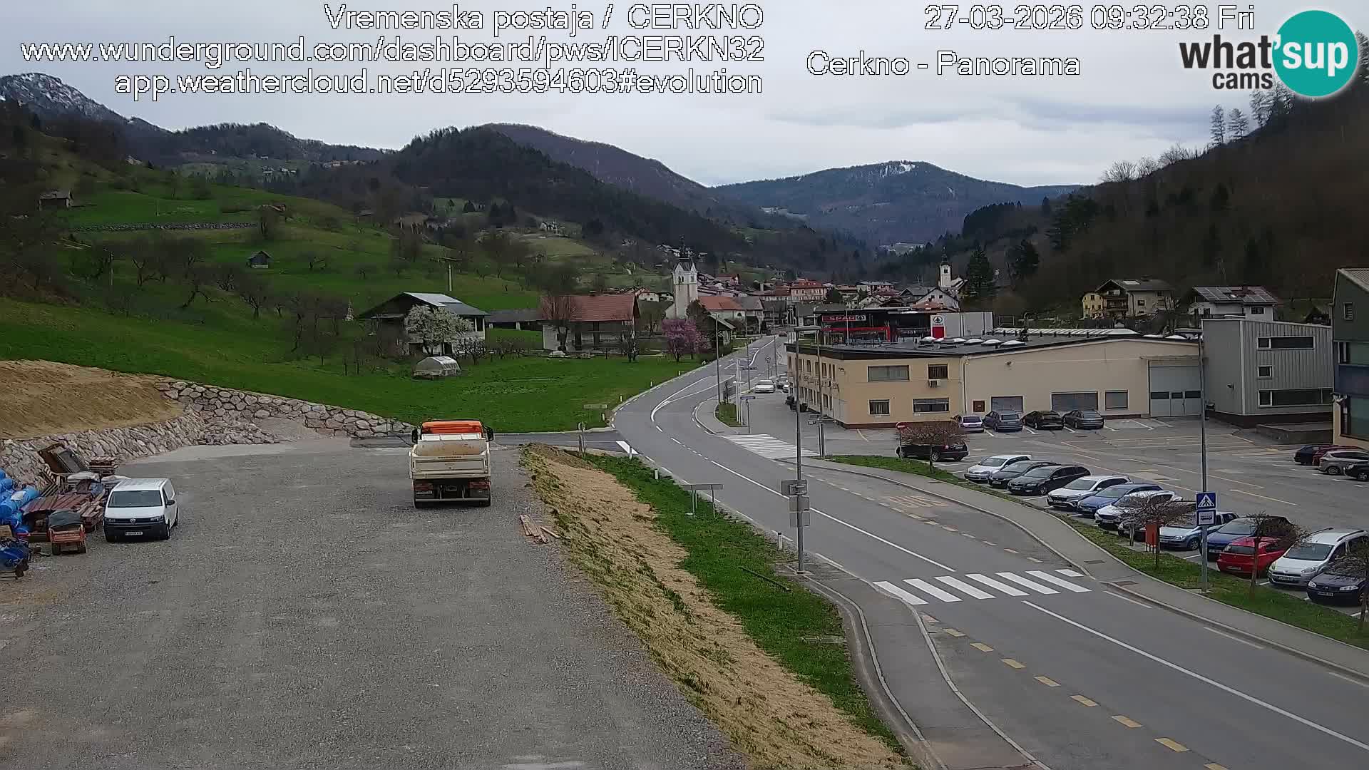 Webcam Ingresso Città di Cerkno