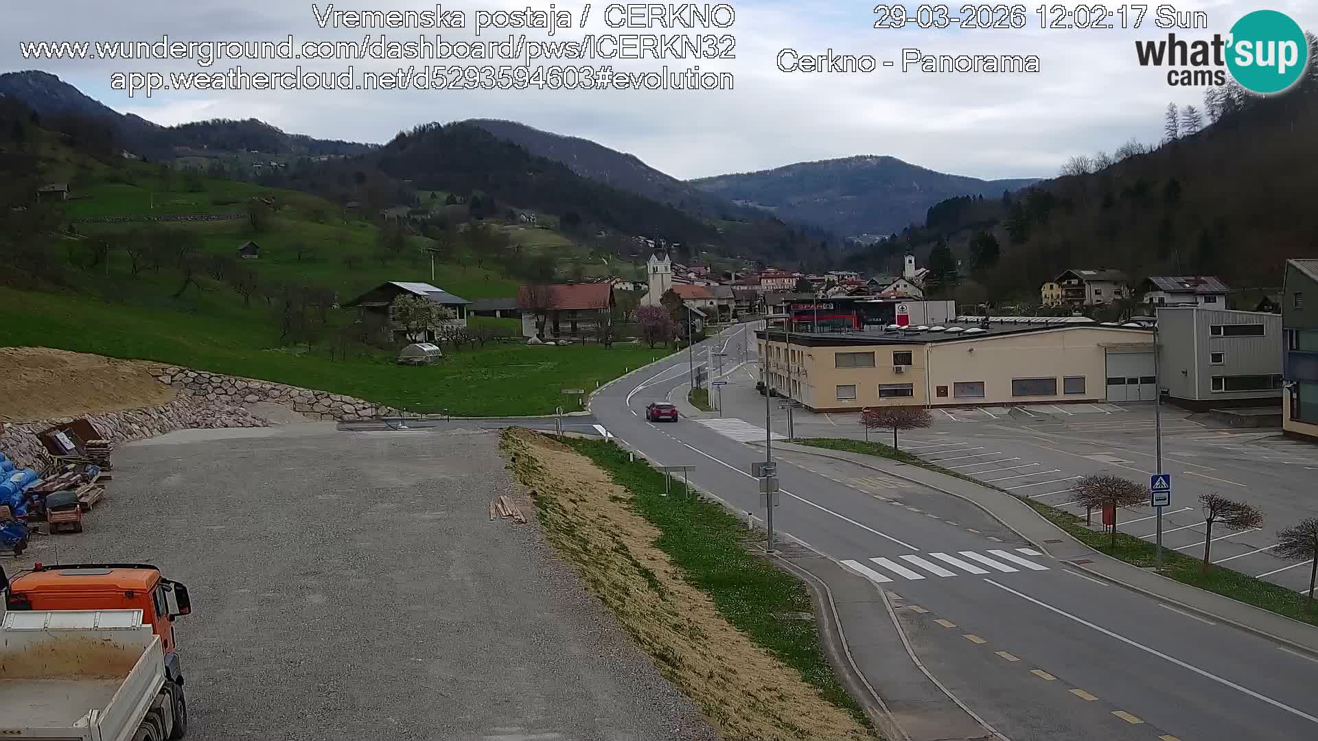 Cerkno ulaz u grad – Kamera uživo