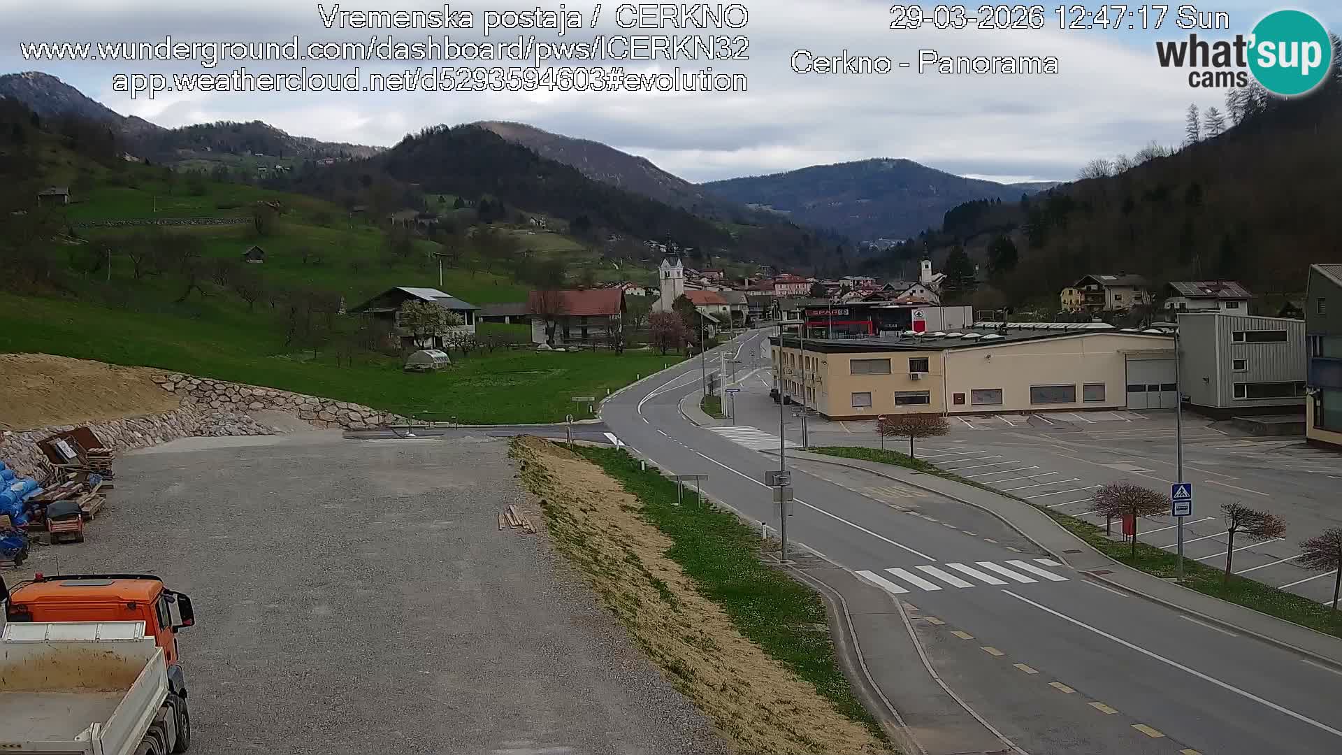 Cerkno Stadteingang Live-Webcam