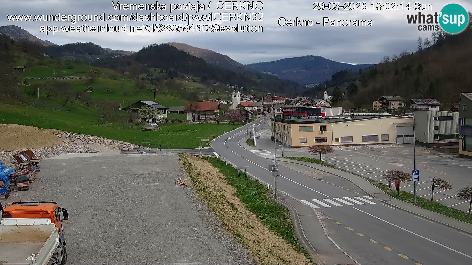 Webcam Ingresso Città di Cerkno