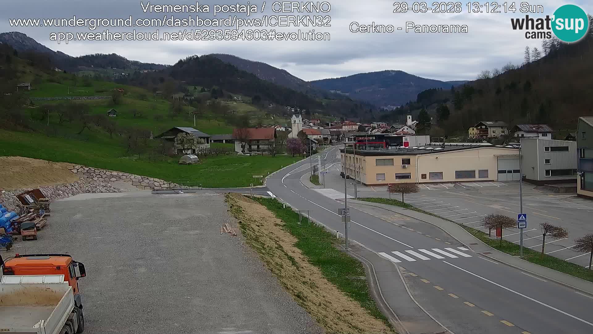 Webcam Ingresso Città di Cerkno