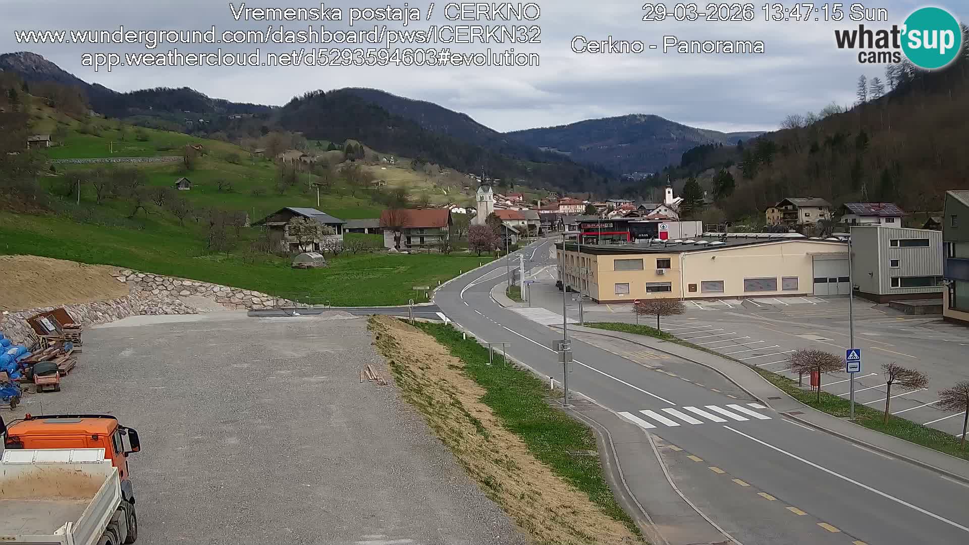 Cerkno ulaz u grad – Kamera uživo