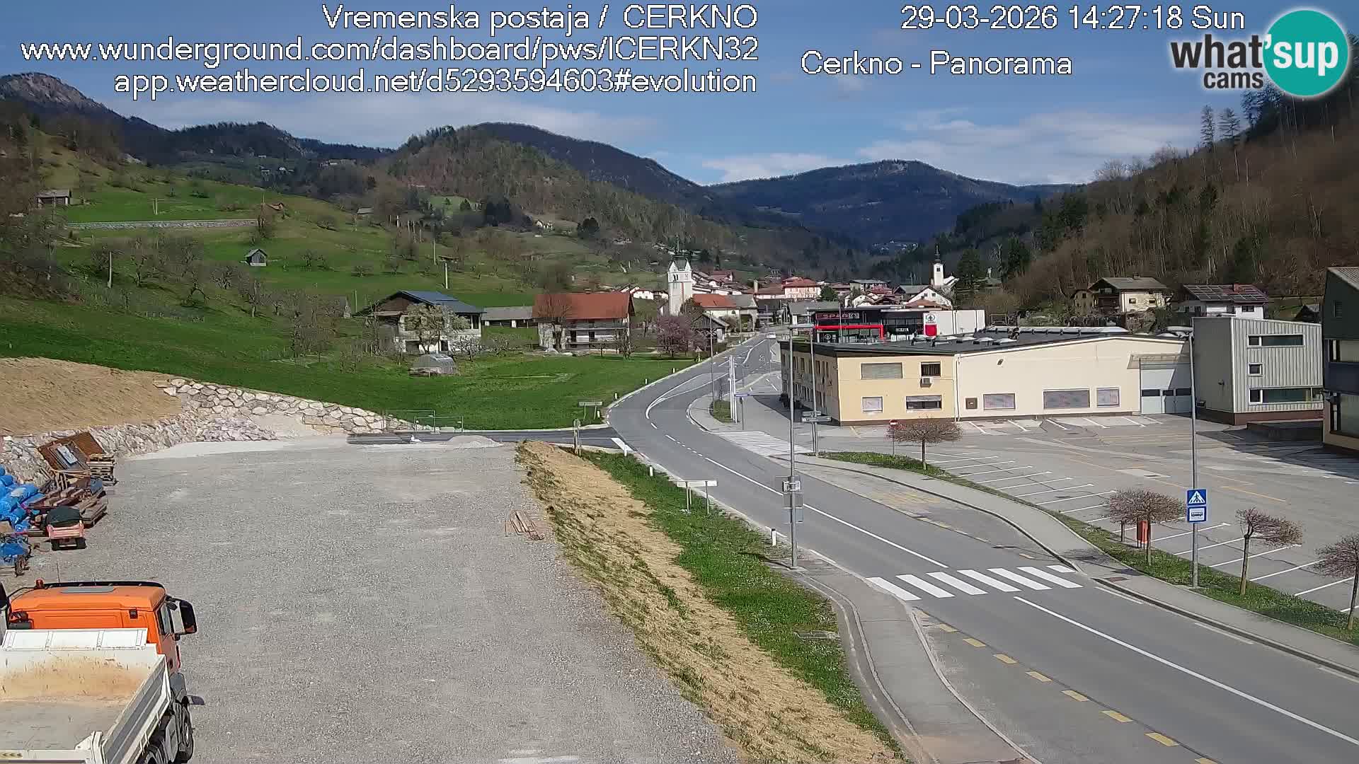 Cerkno Stadteingang Live-Webcam