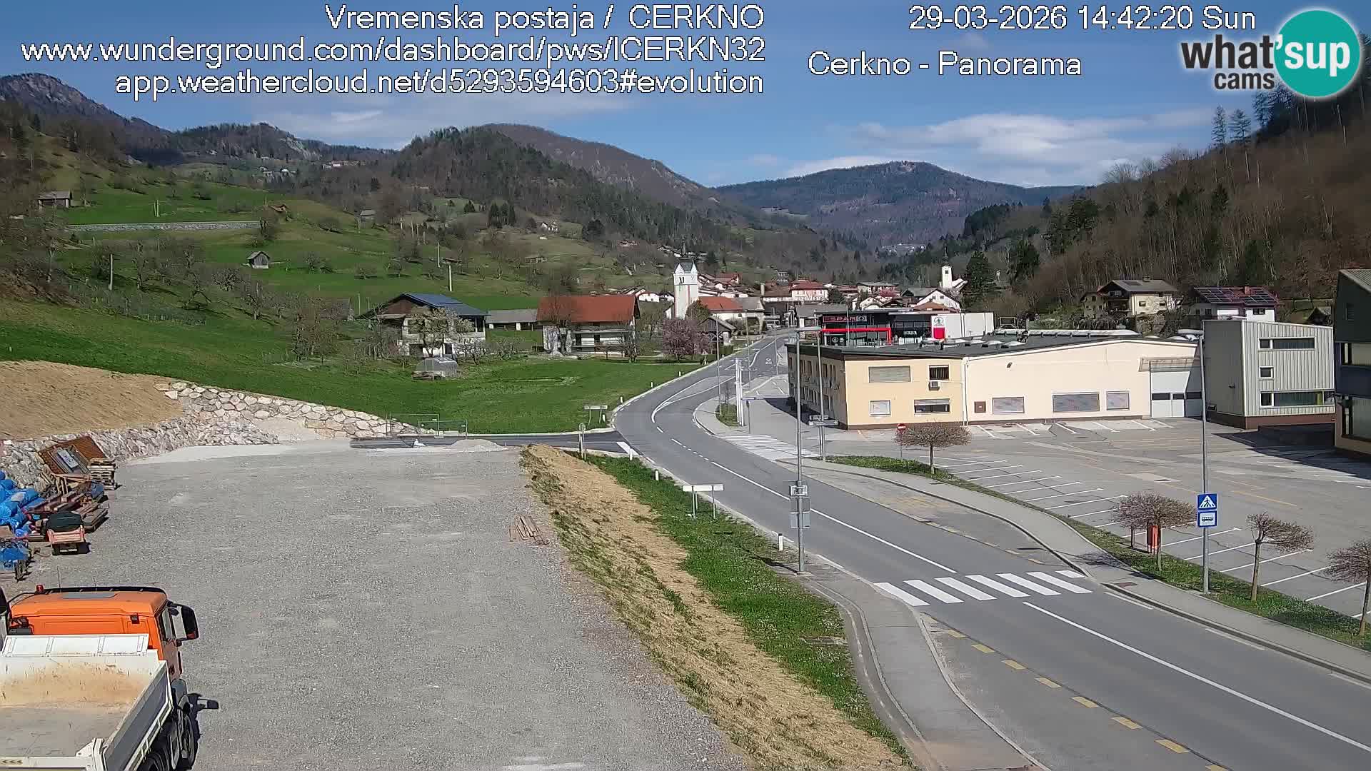 Cerkno Stadteingang Live-Webcam