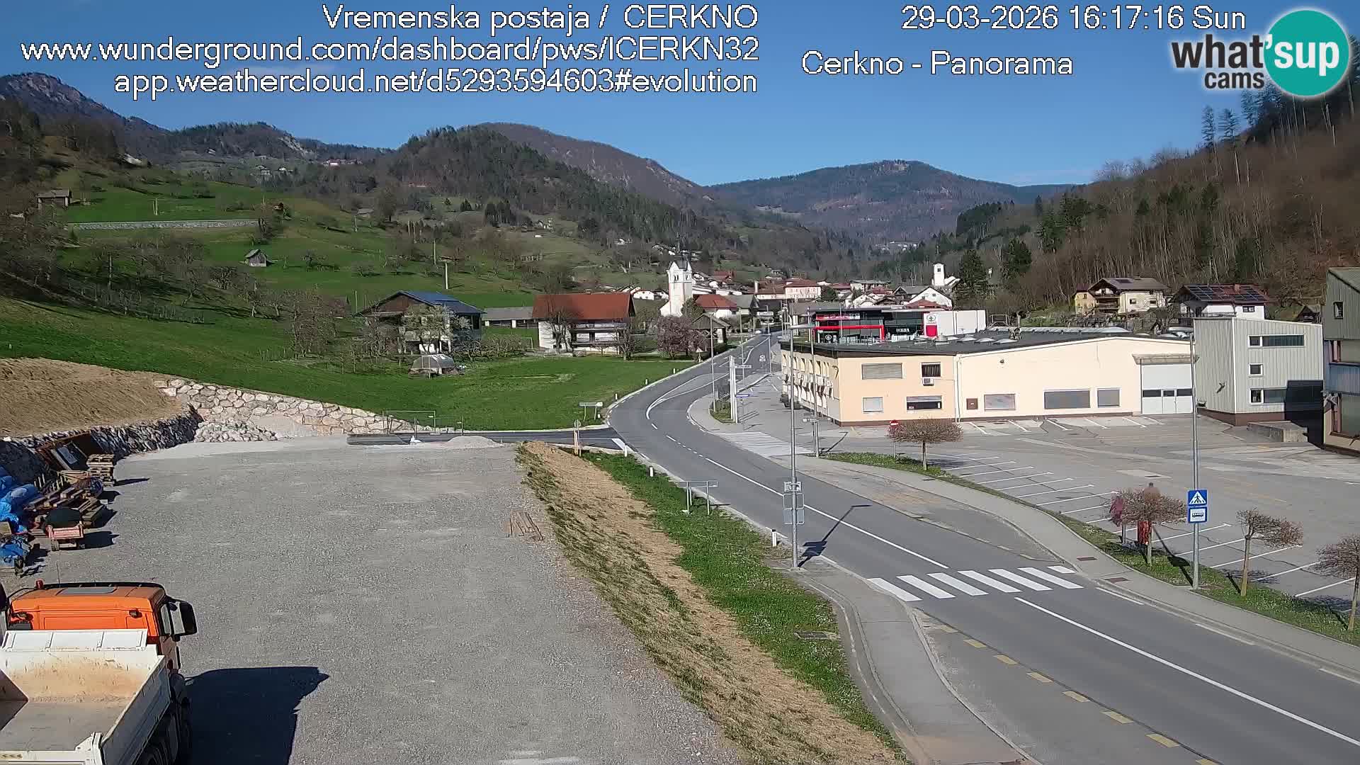 Cerkno Stadteingang Live-Webcam