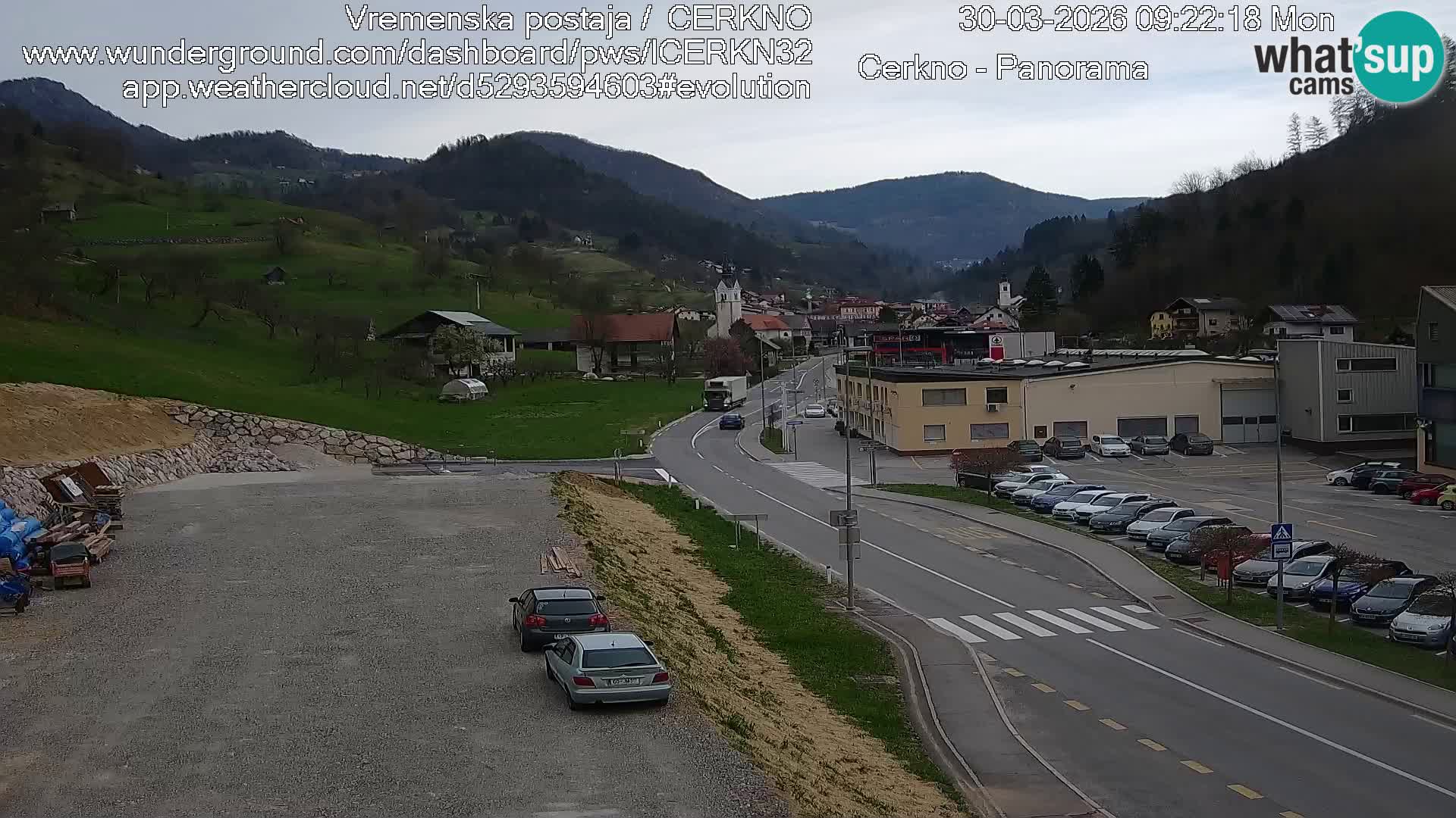 Cerkno Stadteingang Live-Webcam